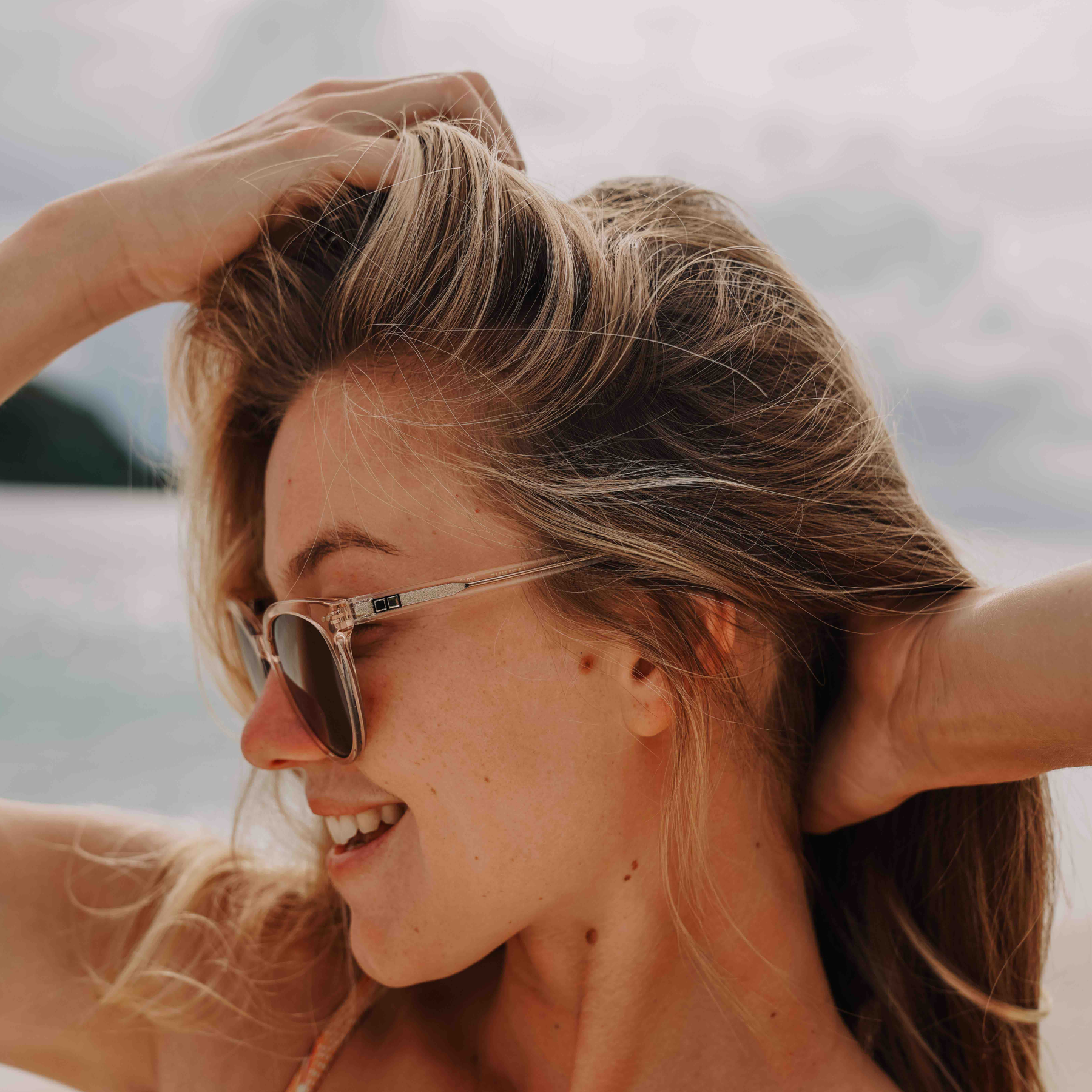 Otis Jazmine - Outerknown - Eco Teal Bark / Smokey Blue Polarised