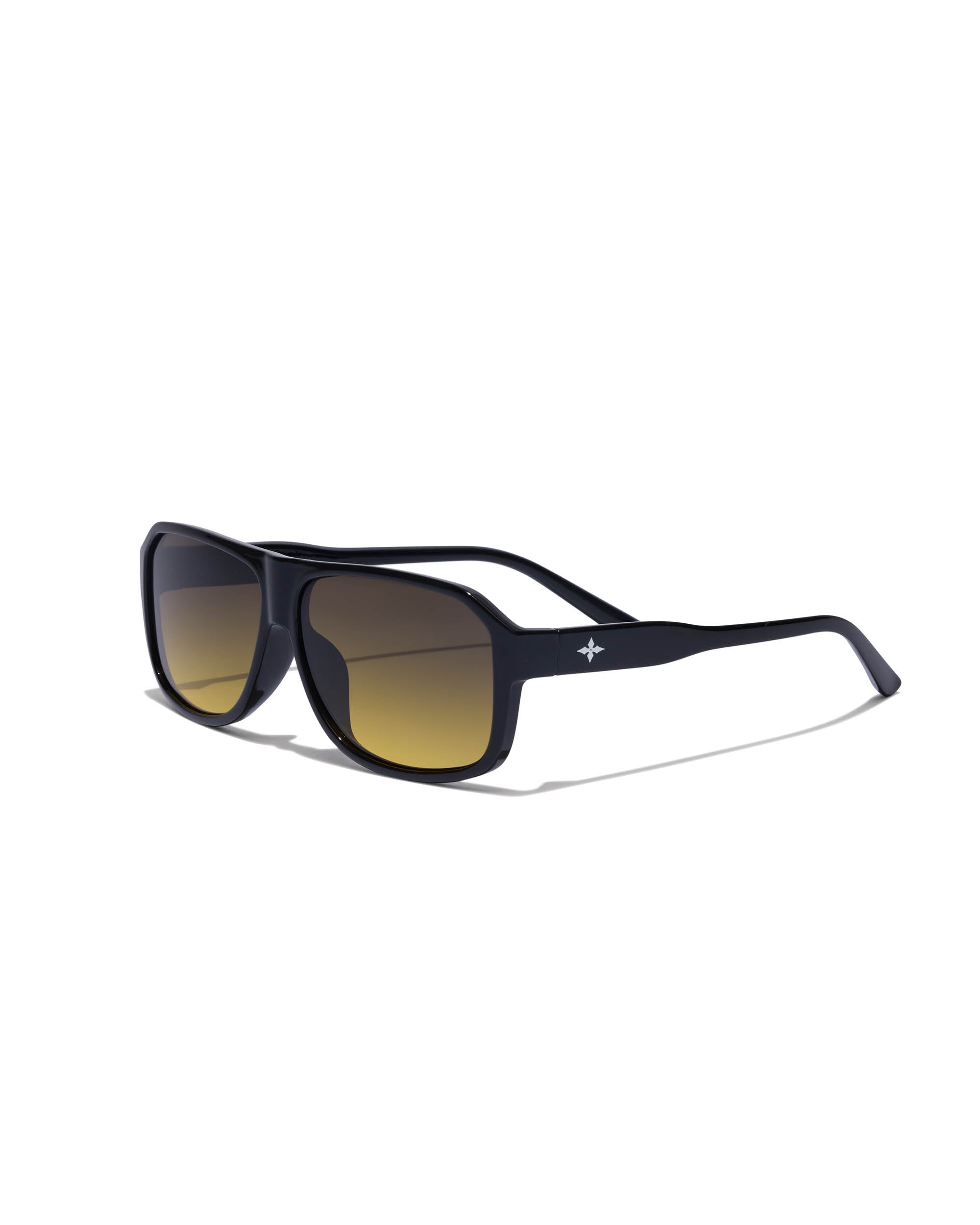 Ritual Vision The Executive  - Polished Black / Amber Fade Polarised