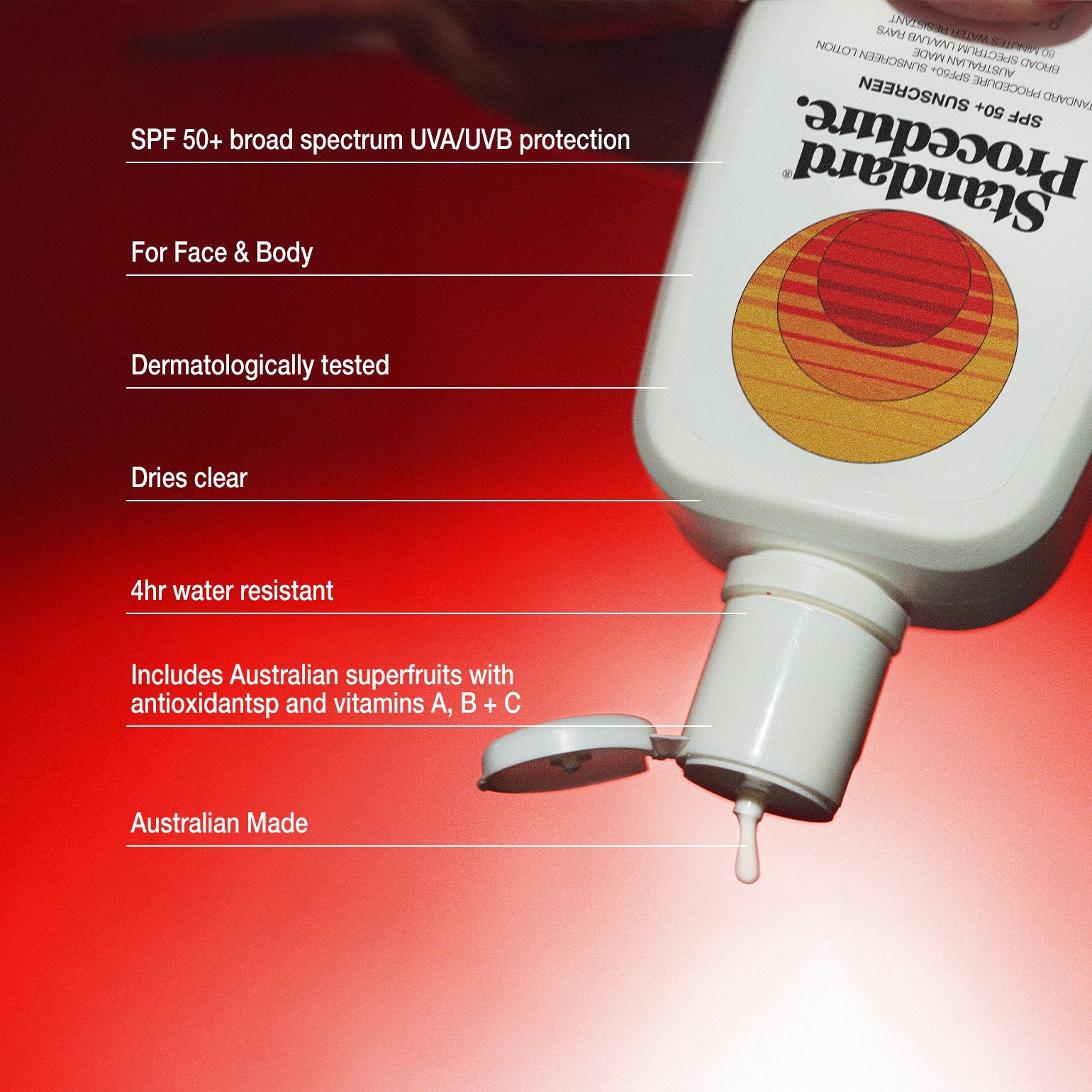 Standard Procedure SPF 50+ SUNSCREEN 250ml