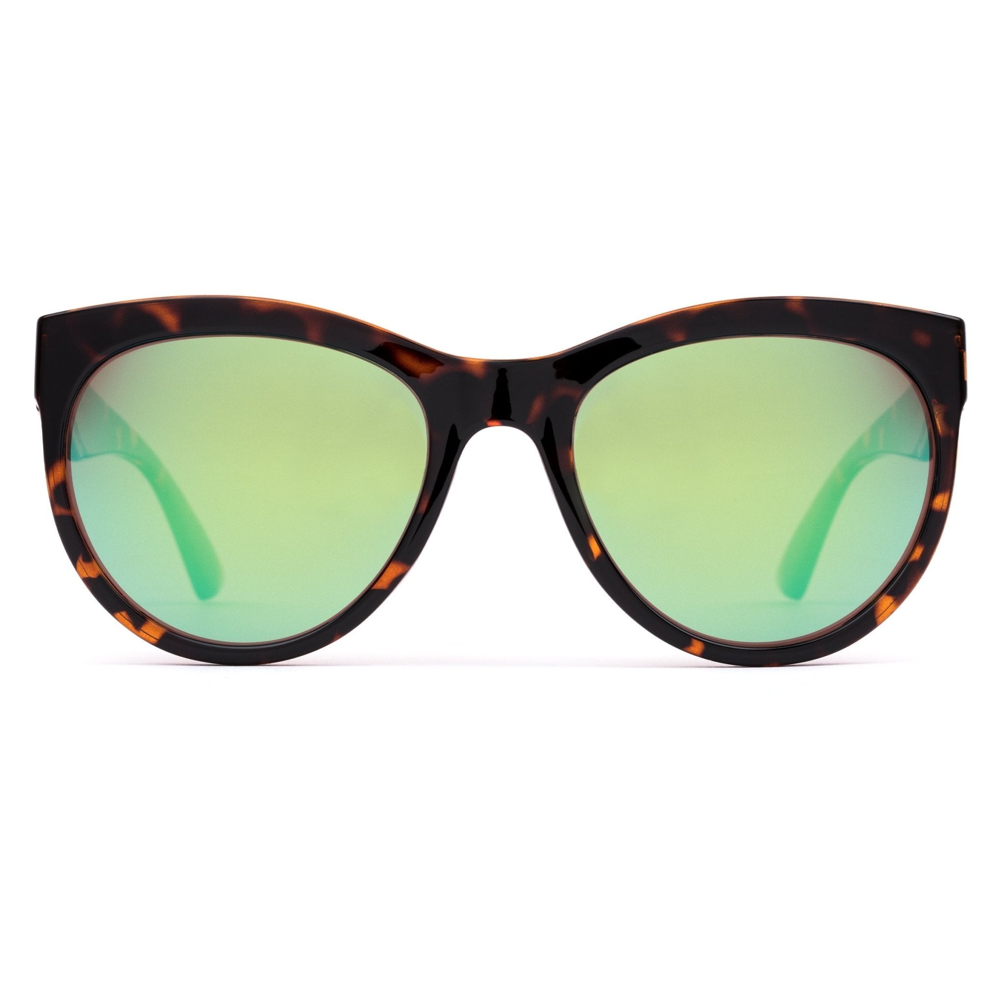 Otis Aerial - Ochre Havana / L.I.T. Mirror Green Polarised