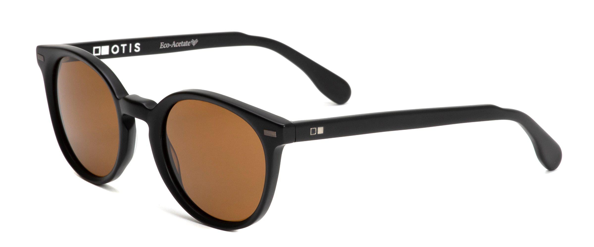 Otis Omar Vintage Eco Matte Black/Brown-UV400 non-polarised-9339740048029-150 2102-Otis Eyewear-Sunnieside