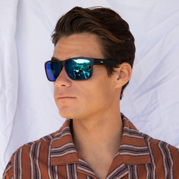 Otis Rambler Reflect Matte Black/Mirror Blue Polarised-polarised-9339740047077-137-2101P-Otis Eyewear-Sunnieside