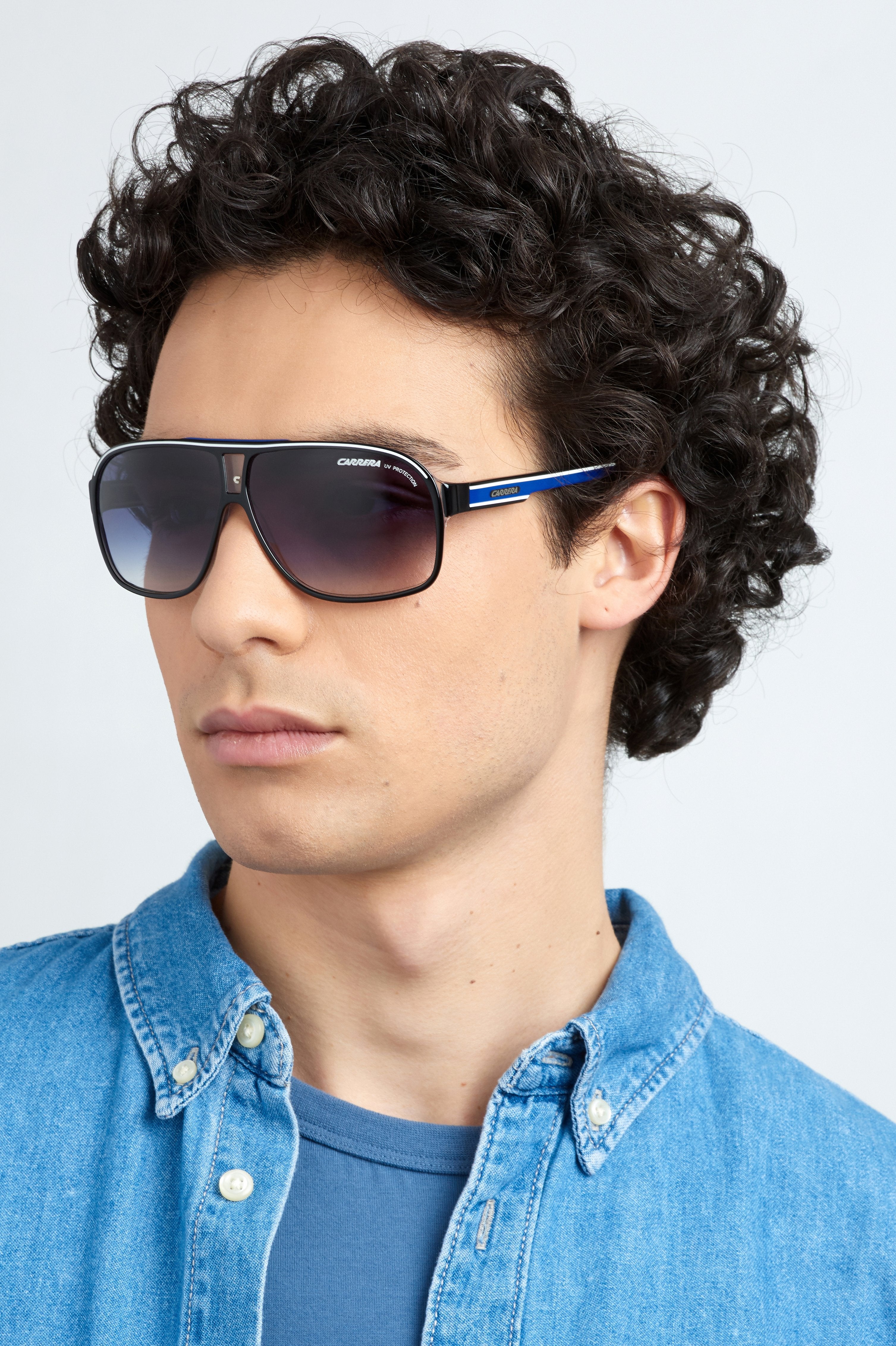 Carrera Grand Prix 2 Black Crystal Black White Blue-UV400 non-polarised-827886851584-GRANDPR2T5C6408-Carrera-Sunnieside