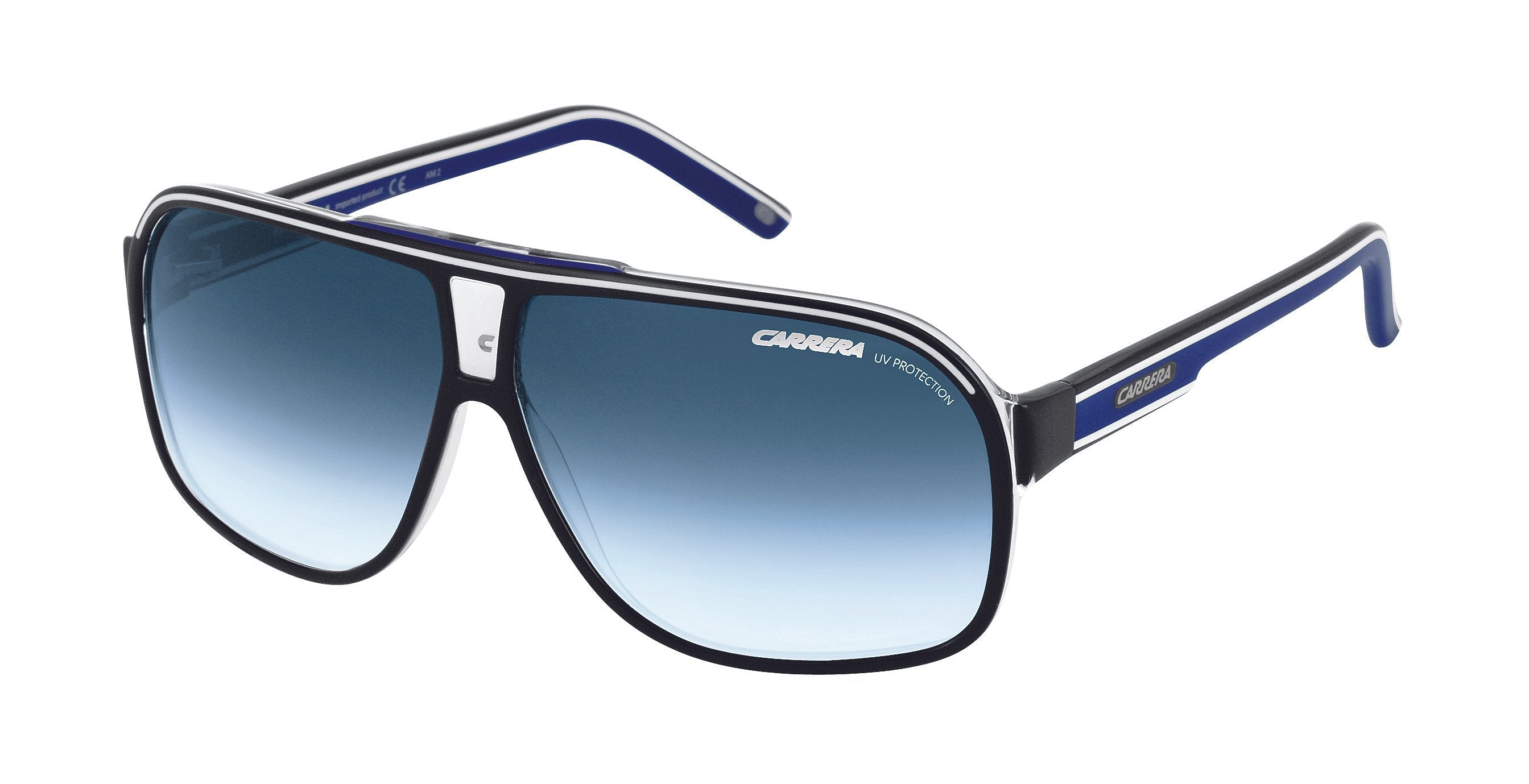 Carrera Grand Prix 2 Black Crystal Black White Blue-UV400 non-polarised-827886851584-GRANDPR2T5C6408-Carrera-Sunnieside