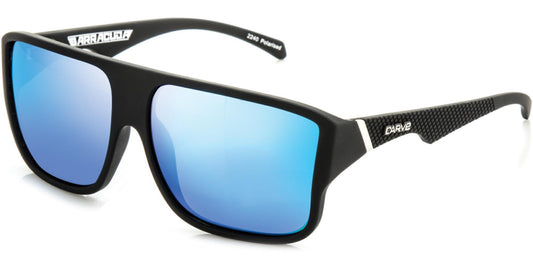 Carve Barracuda Matte Black/Purple Polarised Mirror-polarised-2240-Carve-Sunnieside