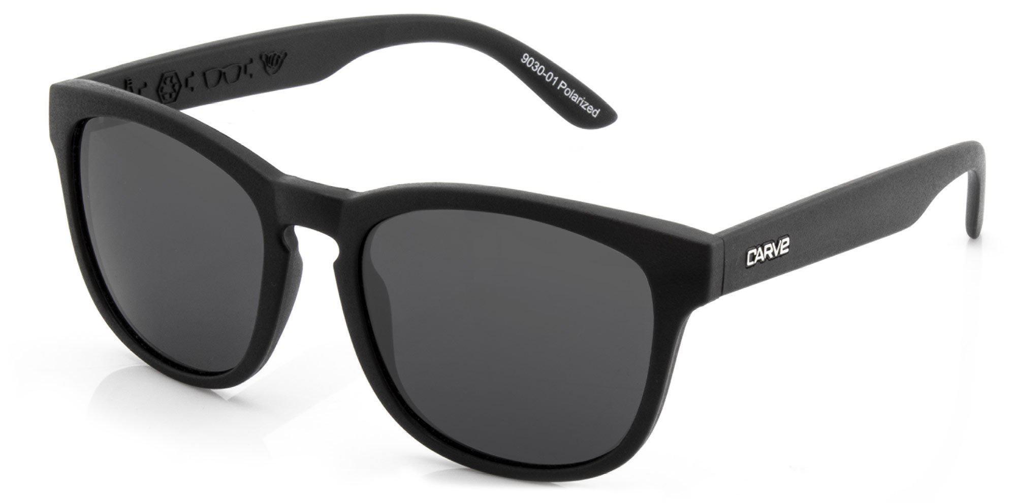 Carve Bohemia Matte Black Recycled Plastic/Grey Polarised-polarised-9030-01-Carve-Sunnieside