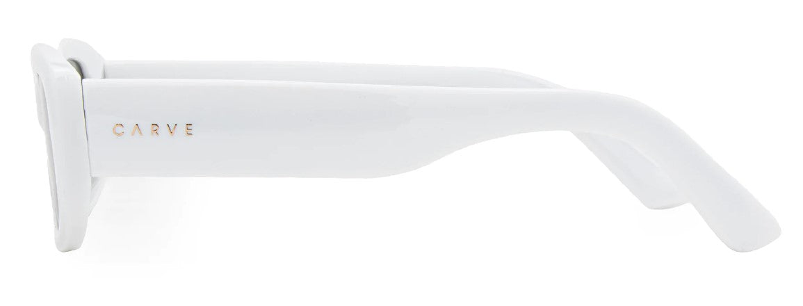 Carve Lizbeth Gloss White Grey Lens-Sunglasses-9329295601435-36002-Carve-Sunnieside