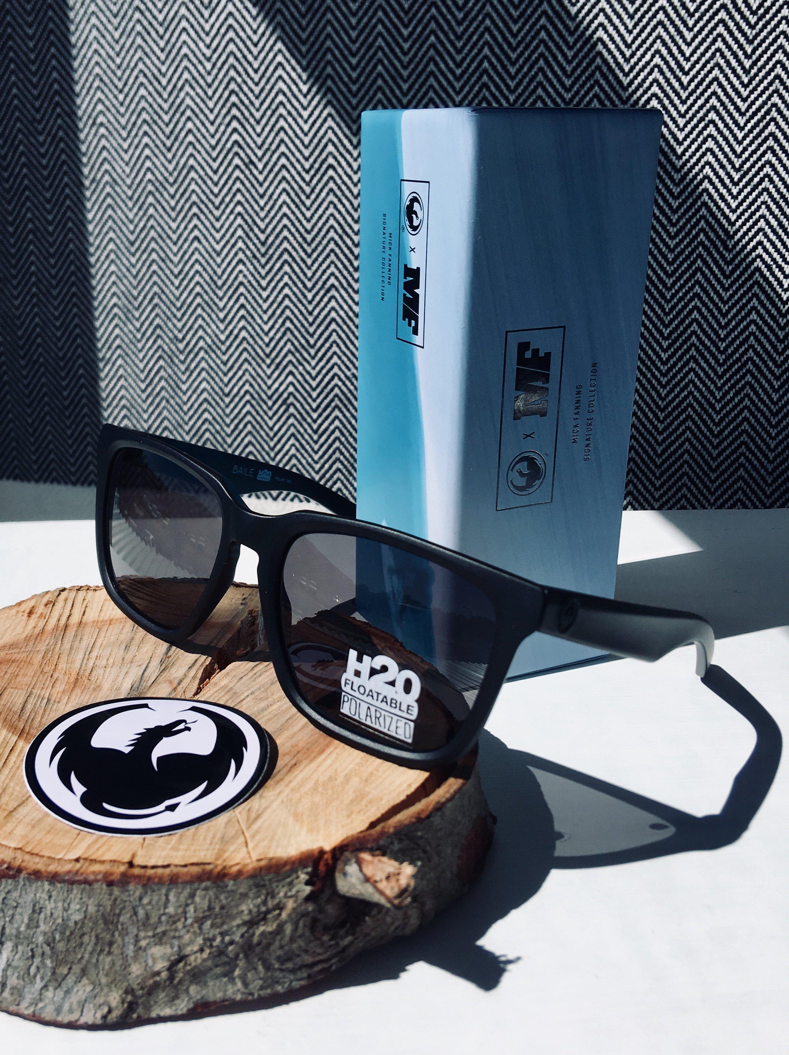 Dragon Baile Matte Black H2O/Ll Smoke P2 Mick Fanning Signature-UV400 non-polarised-886895422758-42040-003-Dragon Alliance-Sunnieside