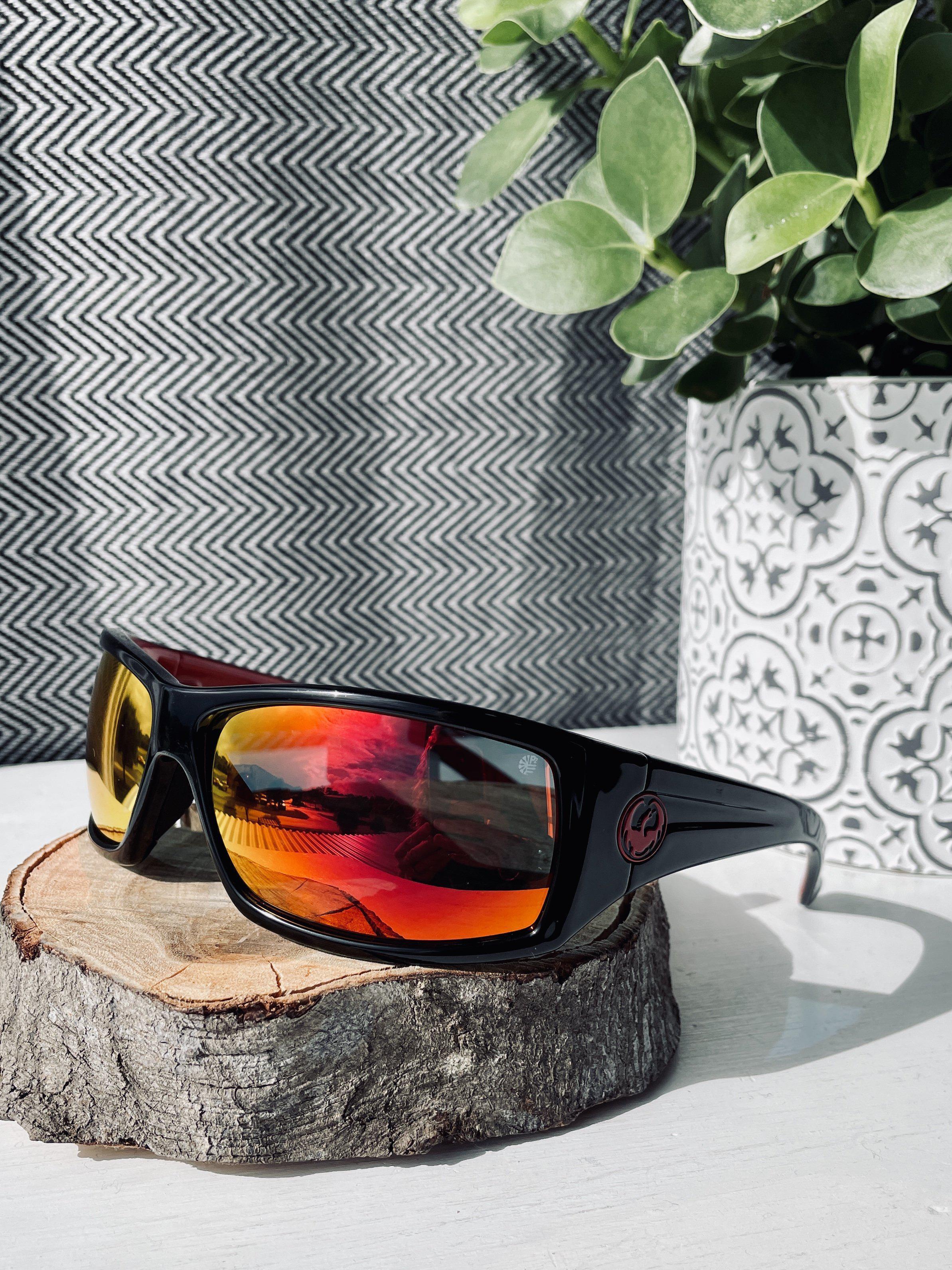 Dragon Cinch Jet Black/Red Ion Polarised-polarised-CINCHP-043-Dragon-Sunnieside
