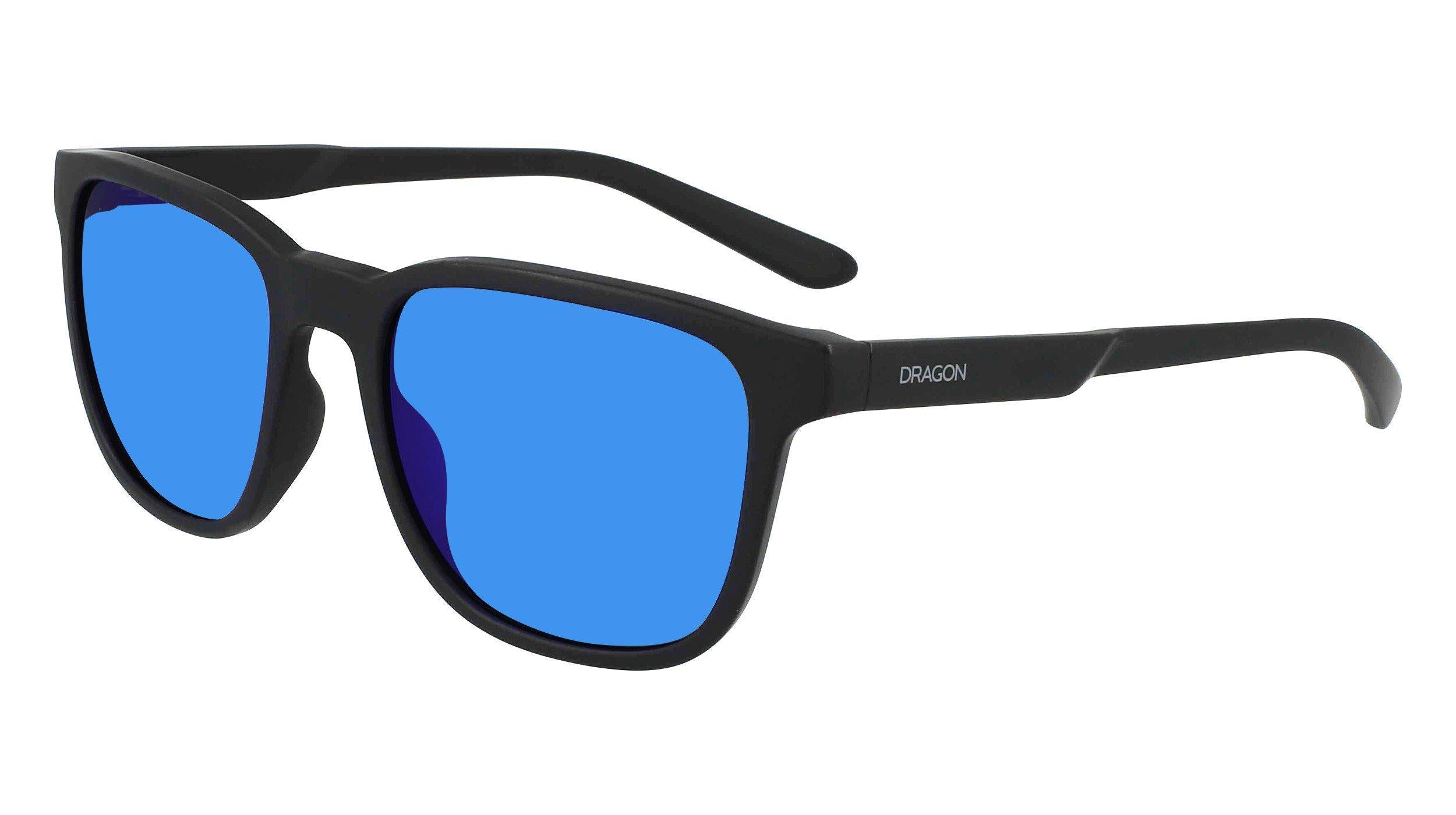 Dragon Clover Upcycled Matte Black/Blue Ion-UV400 non-polarised-48089-003-Dragon Alliance-Sunnieside