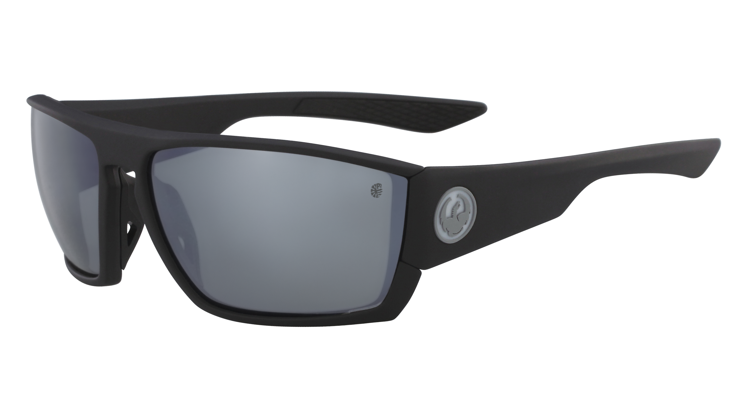Dragon Cutback Matte Black H2O/Silver Ion P2 Polarised-polarised-35143-006-Dragon-Sunnieside