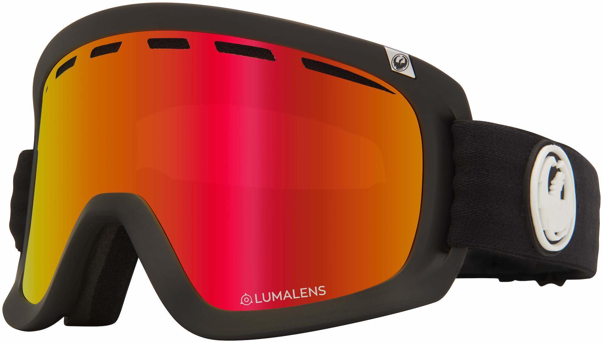 Dragon D1 Otg Black / Ll Red Ion + Ll Rose-UV400 non-polarised-347986032332-347986032332-Dragon Snow-Sunnieside