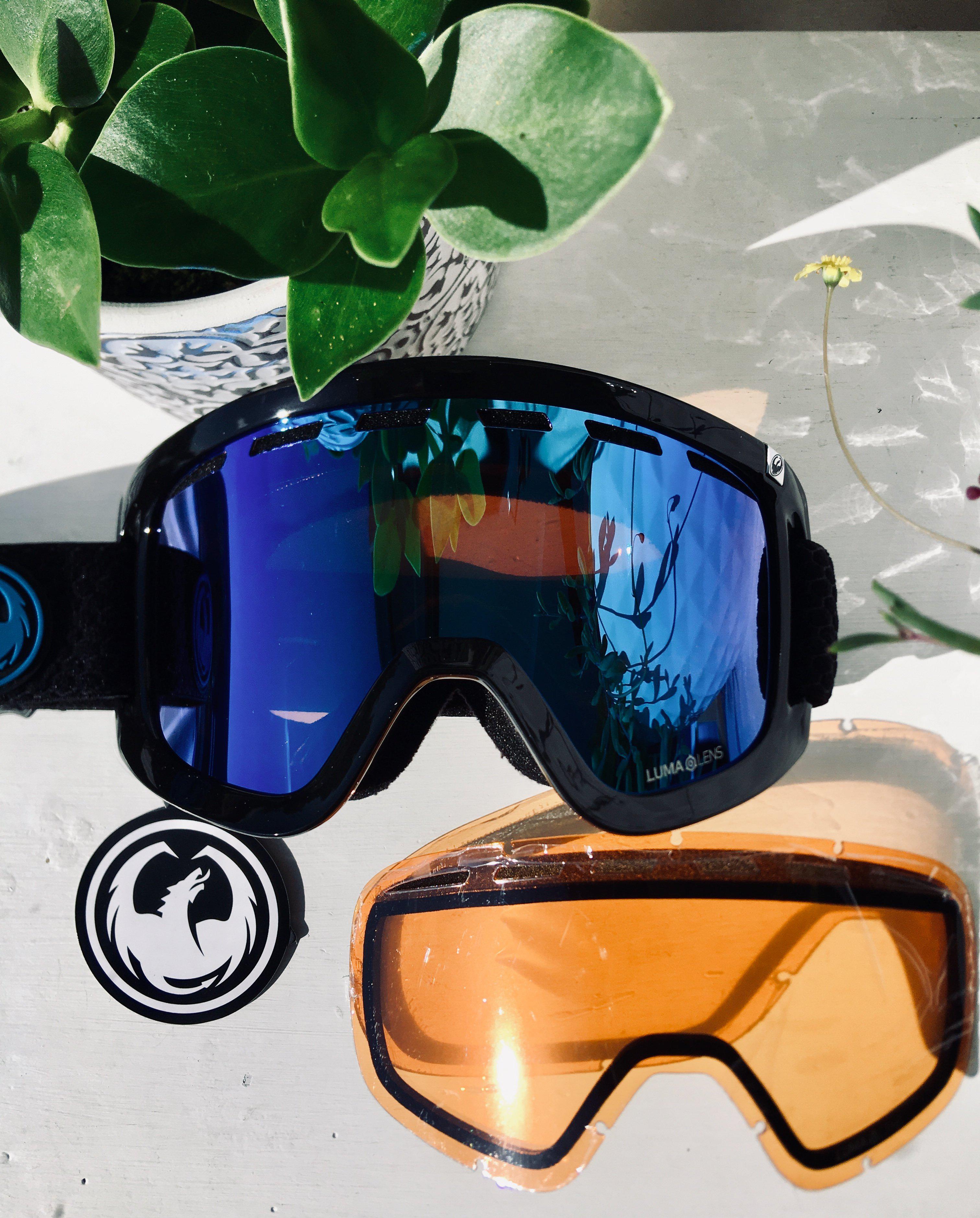 Dragon D1 Otg Split / Ll Blue Ion + Ll Amber-UV400 non-polarised-347986032334-347986032334-Dragon Snow-Sunnieside