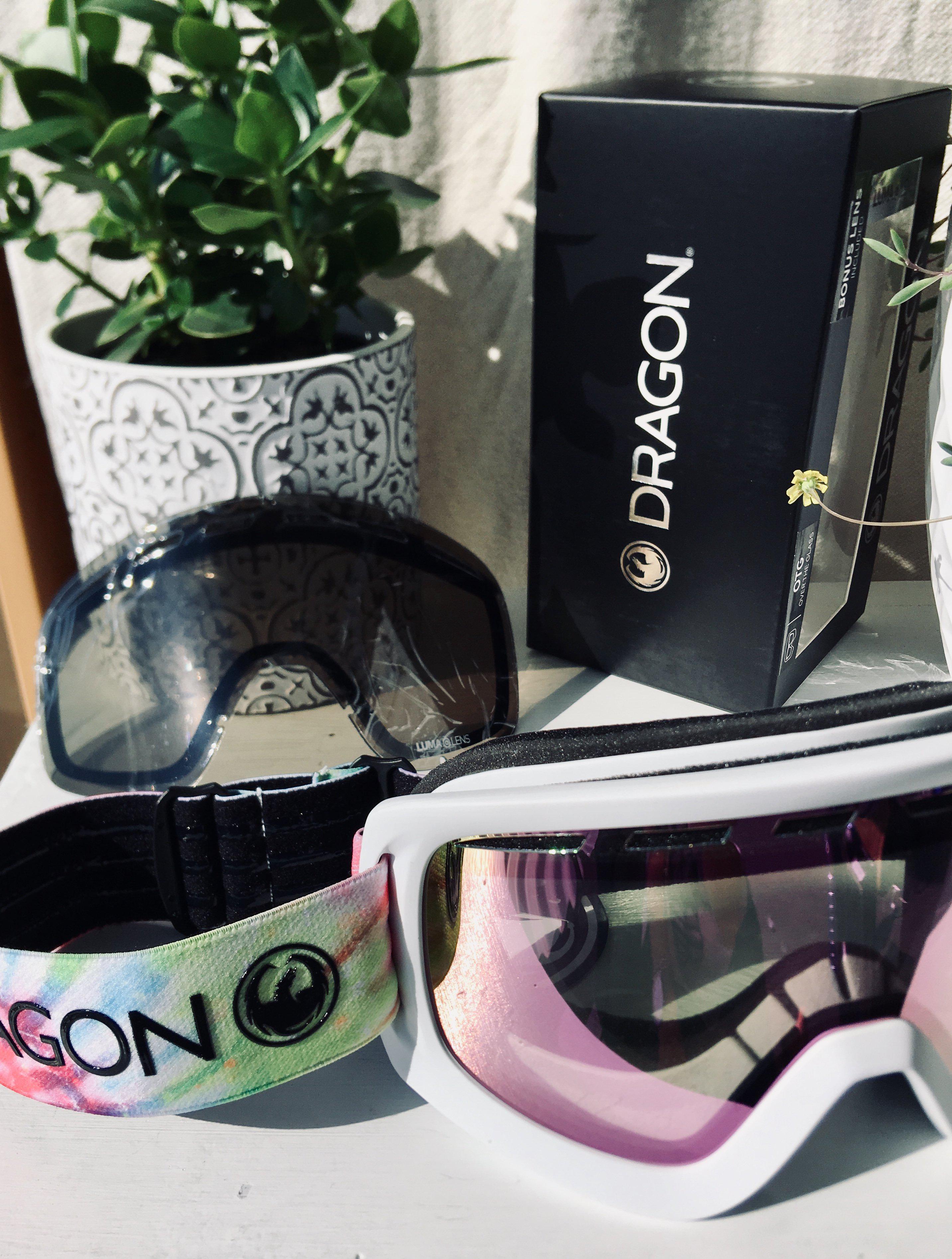 Dragon D1 Otg Tie Dye / Ll Pink Ion + Ll Dark Smoke-UV400 non-polarised-404616032109-404616032109-Dragon Snow-Sunnieside