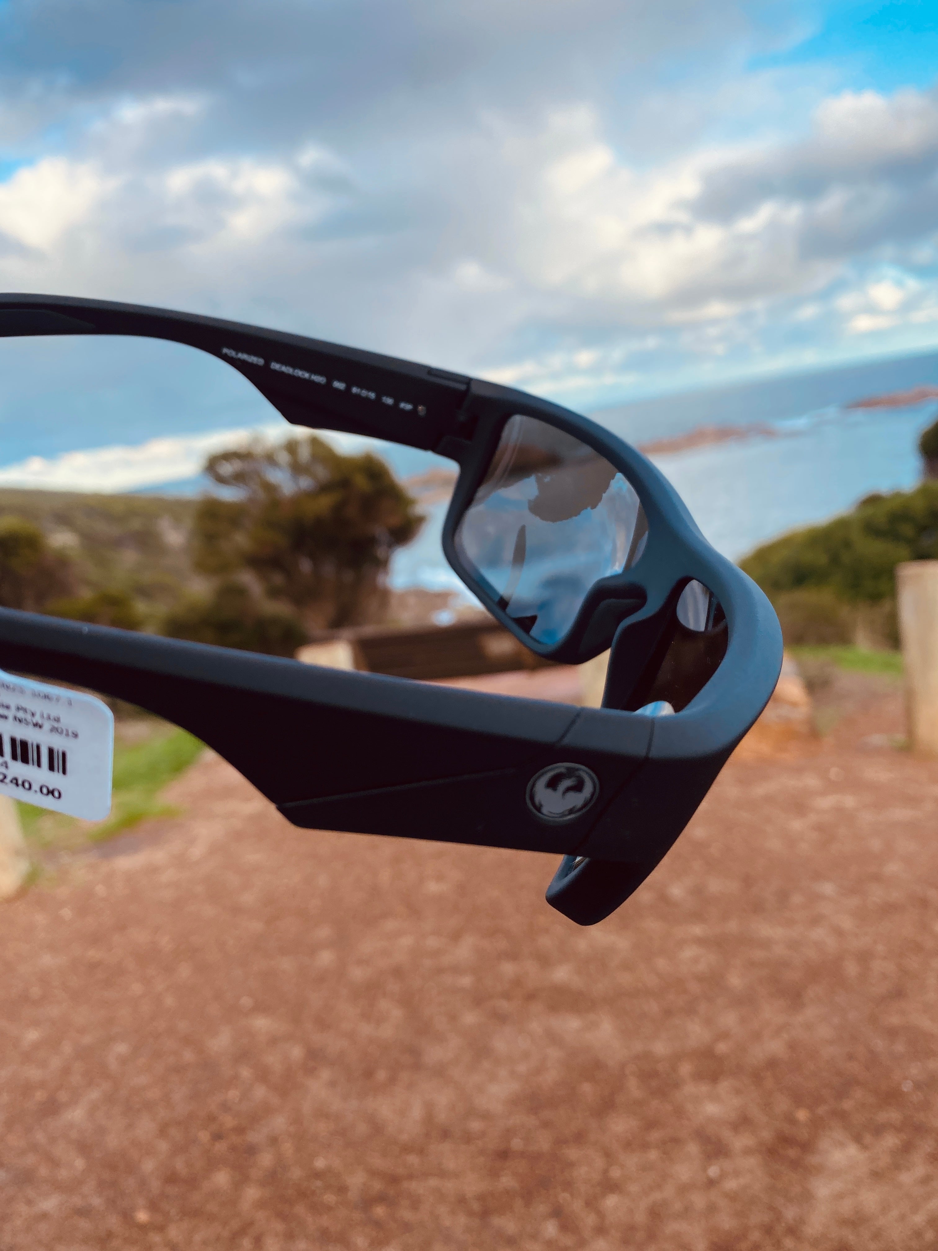 Dragon Deadlock H20 Matte Black/Solid Smoke P2 Polarised-polarised-886895382434-38642-002-Dragon-Sunnieside