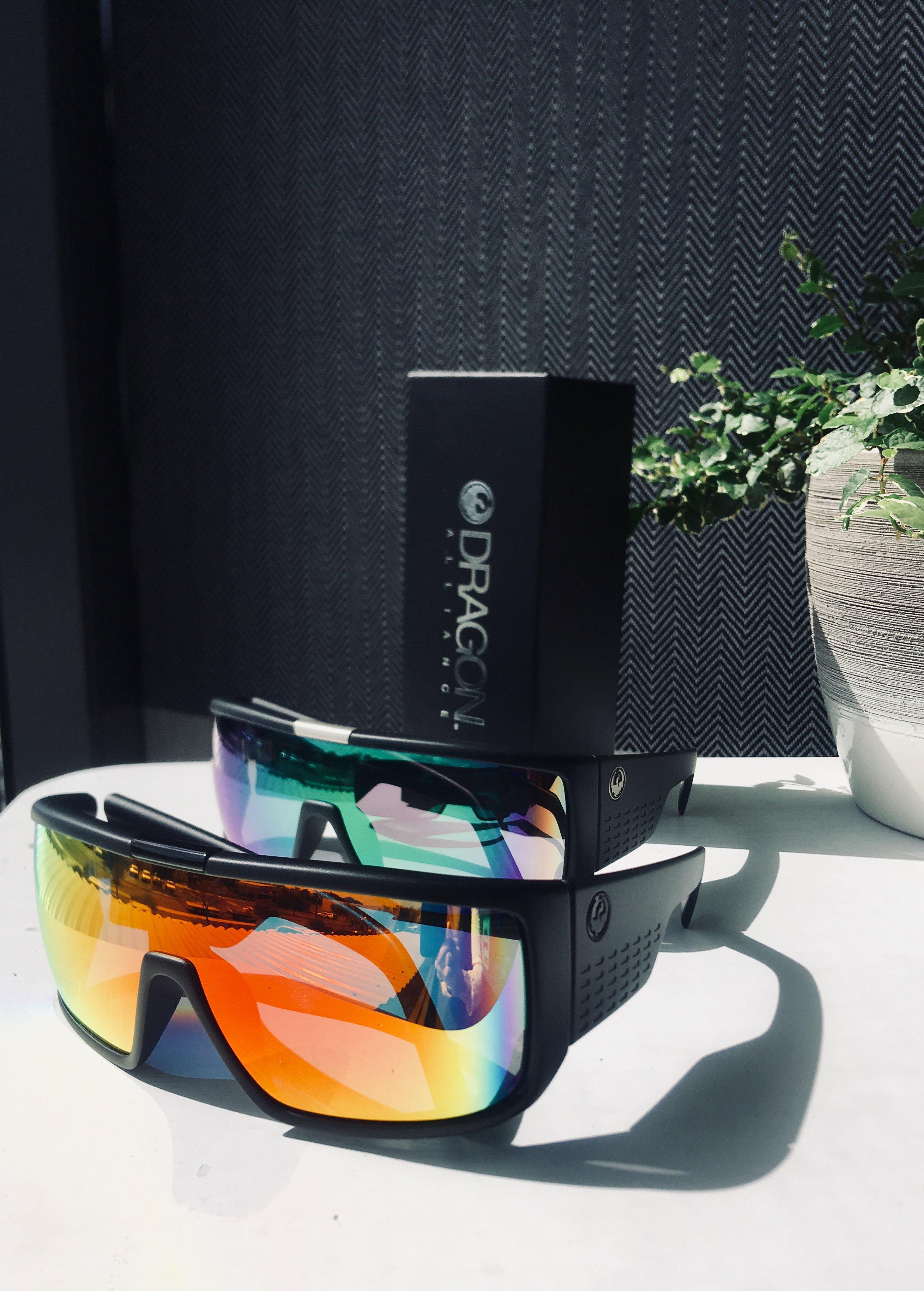 Dragon Domo Matte Black/Ll Red Ion-UV400 non-polarised-24889-022-Dragon Alliance-Sunnieside