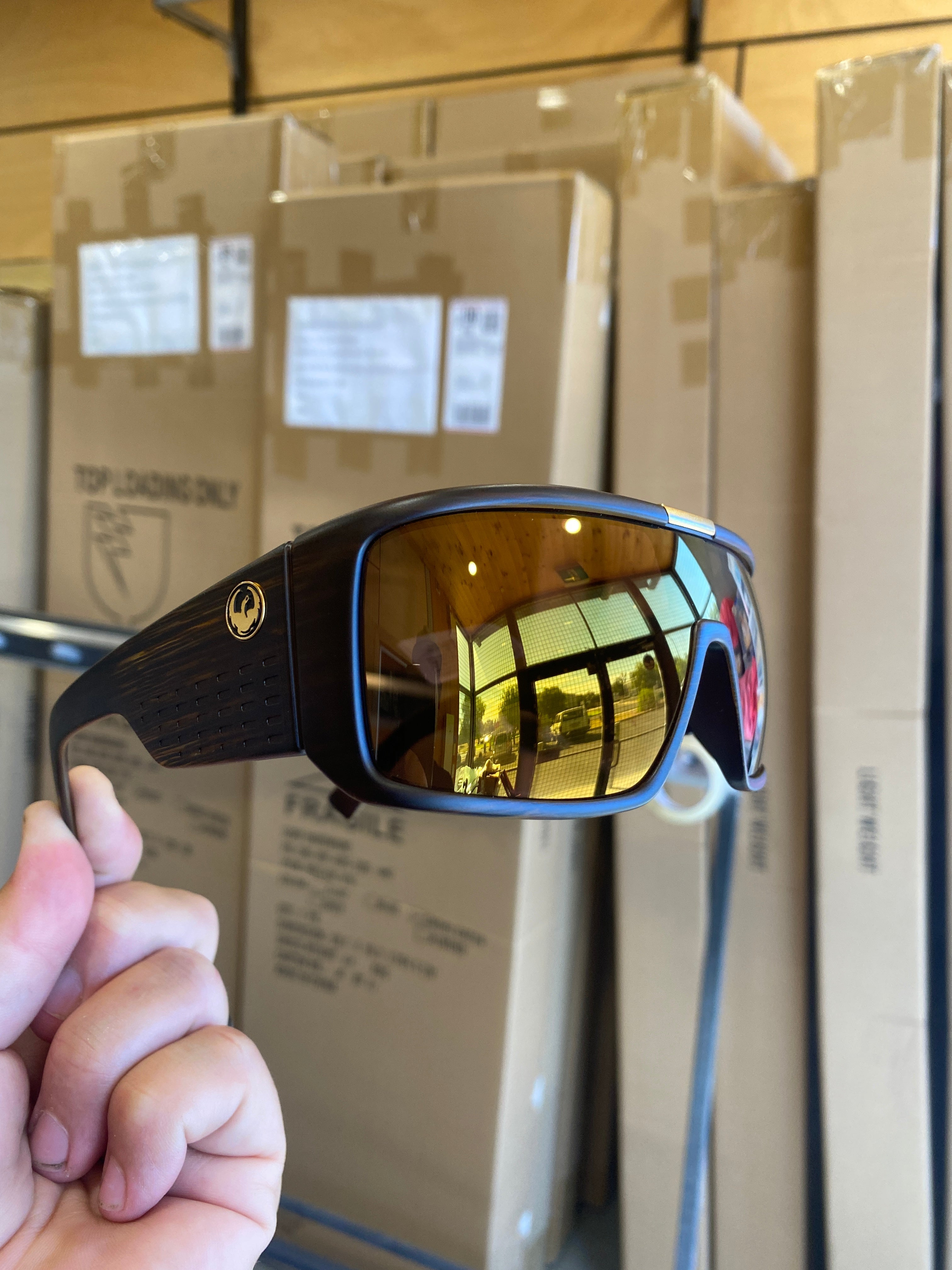 Dragon Domo Matte Woodgrain/Ll Copper Ion-UV400 non-polarised-24889-229-Dragon Alliance-Sunnieside
