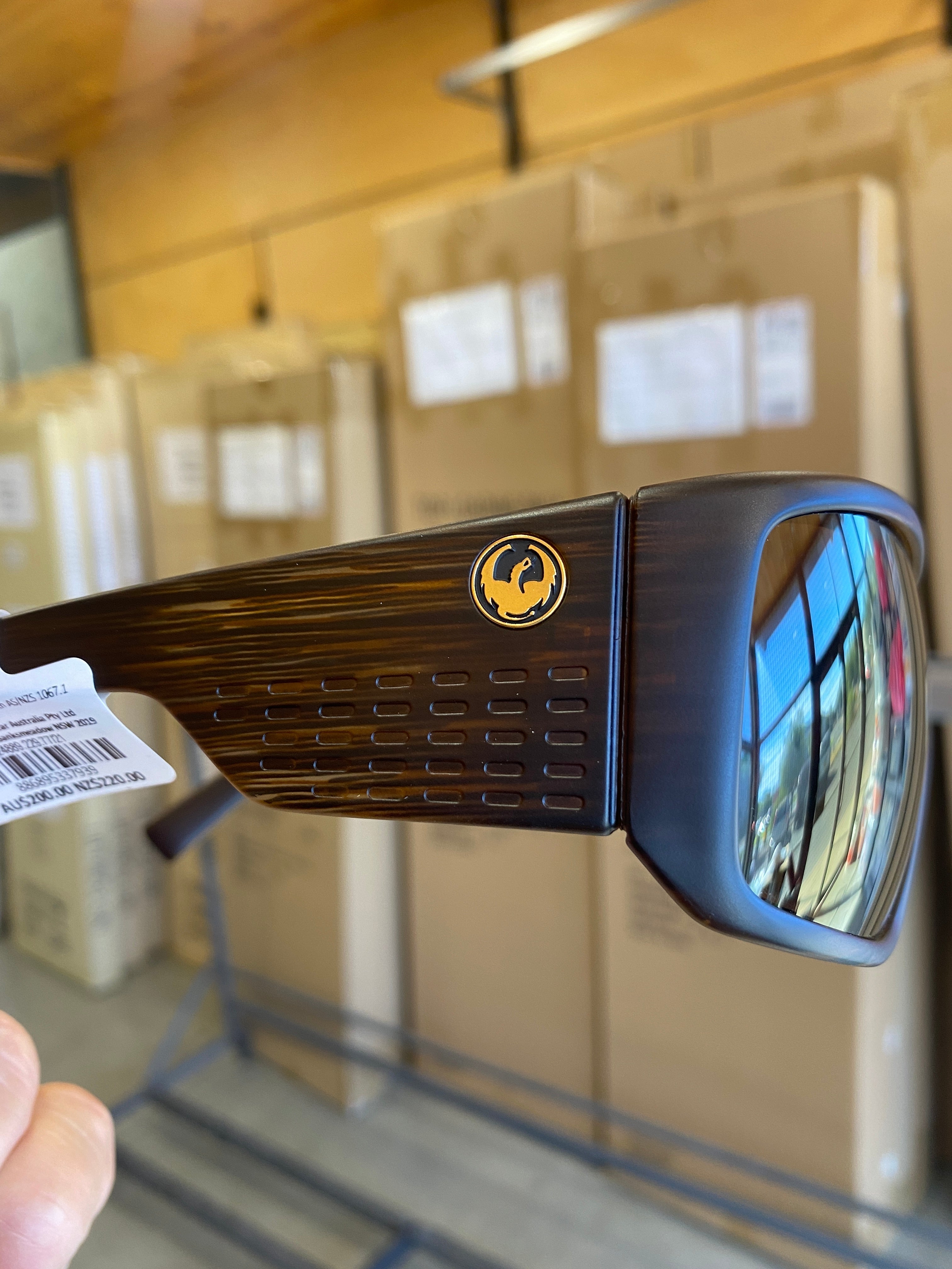 Dragon Domo Matte Woodgrain/Ll Copper Ion-UV400 non-polarised-24889-229-Dragon Alliance-Sunnieside