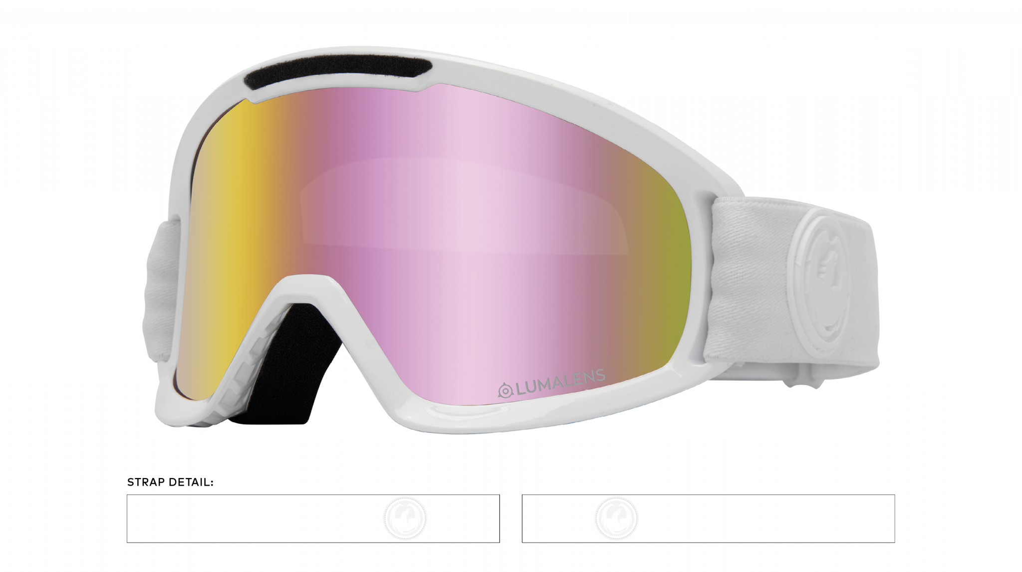 Dragon Dx2 Whiteout / Ll Pink Ion + Ll Dark Smoke-UV400 non-polarised-886895310284-348005129195-Dragon Snow-Sunnieside