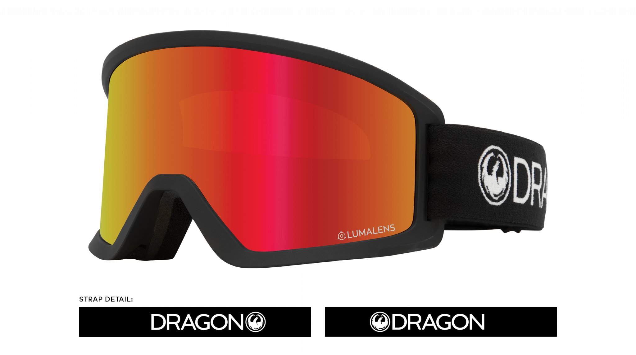 Dragon Dx3 Otg Black / Ll Red Ion-UV400 non-polarised-404946130001-404946130001-Dragon Snow-Sunnieside