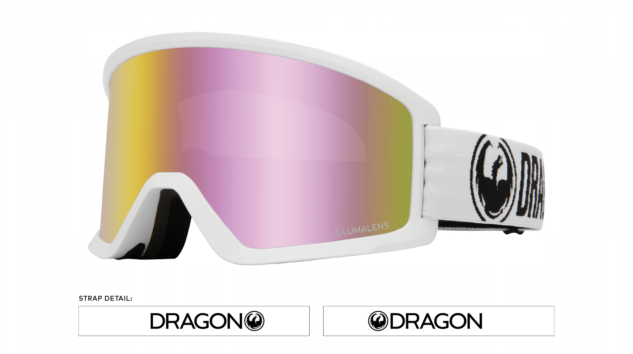 Dragon Dx3 Otg White / Ll Pink Ion-UV400 non-polarised-404946130101-404946130101-Dragon Snow-Sunnieside