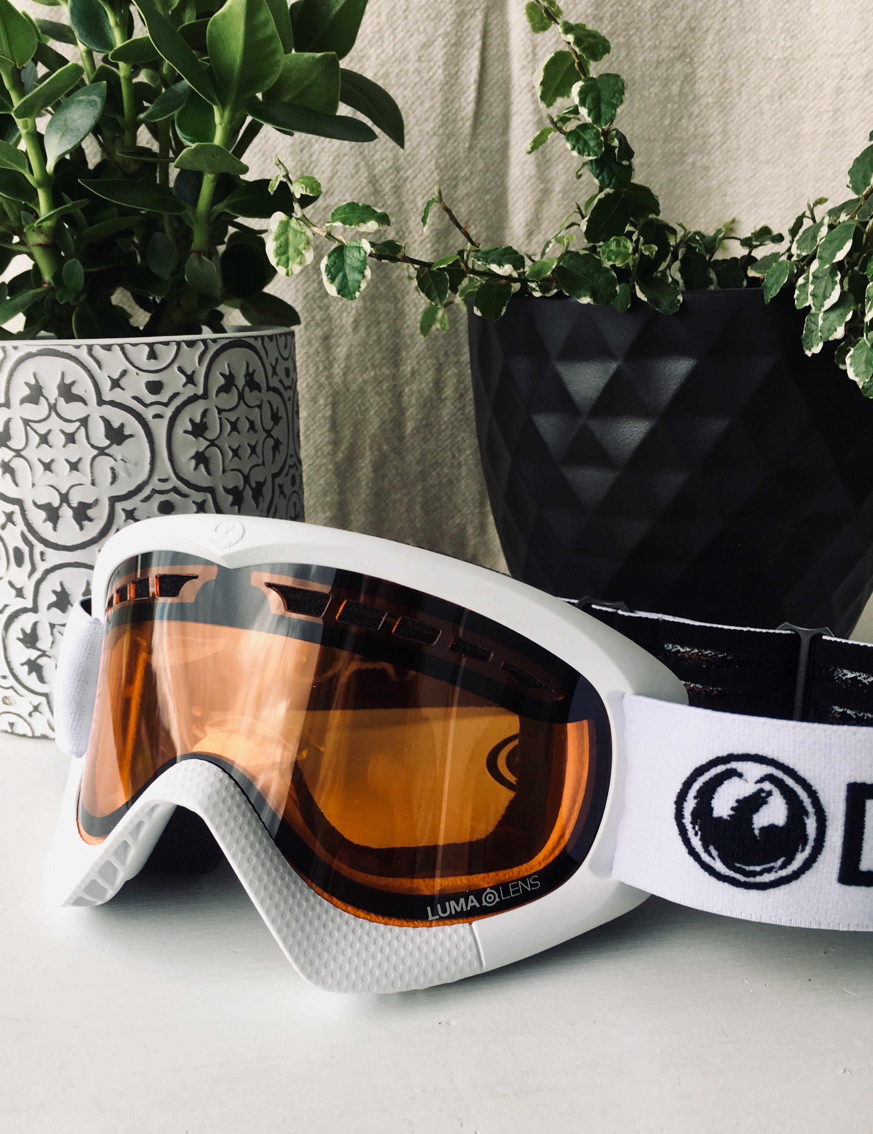 dxs ski goggles Dragon Dxs White