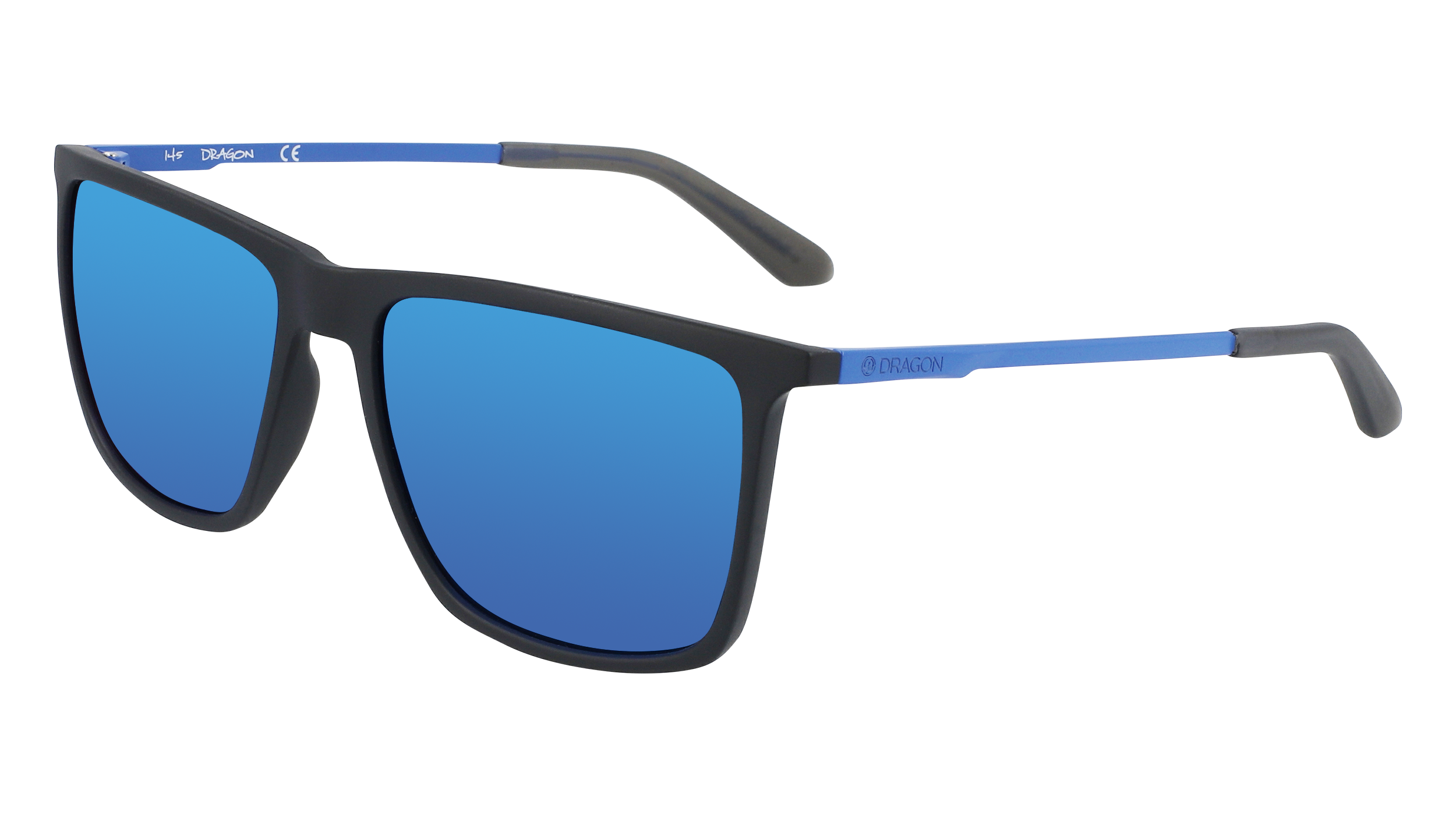 Dragon Kodiak Matte Black Ll Blue Ion-UV400 non-polarised-886895525695-DR48093.003.56/17-Dragon Alliance-Sunnieside