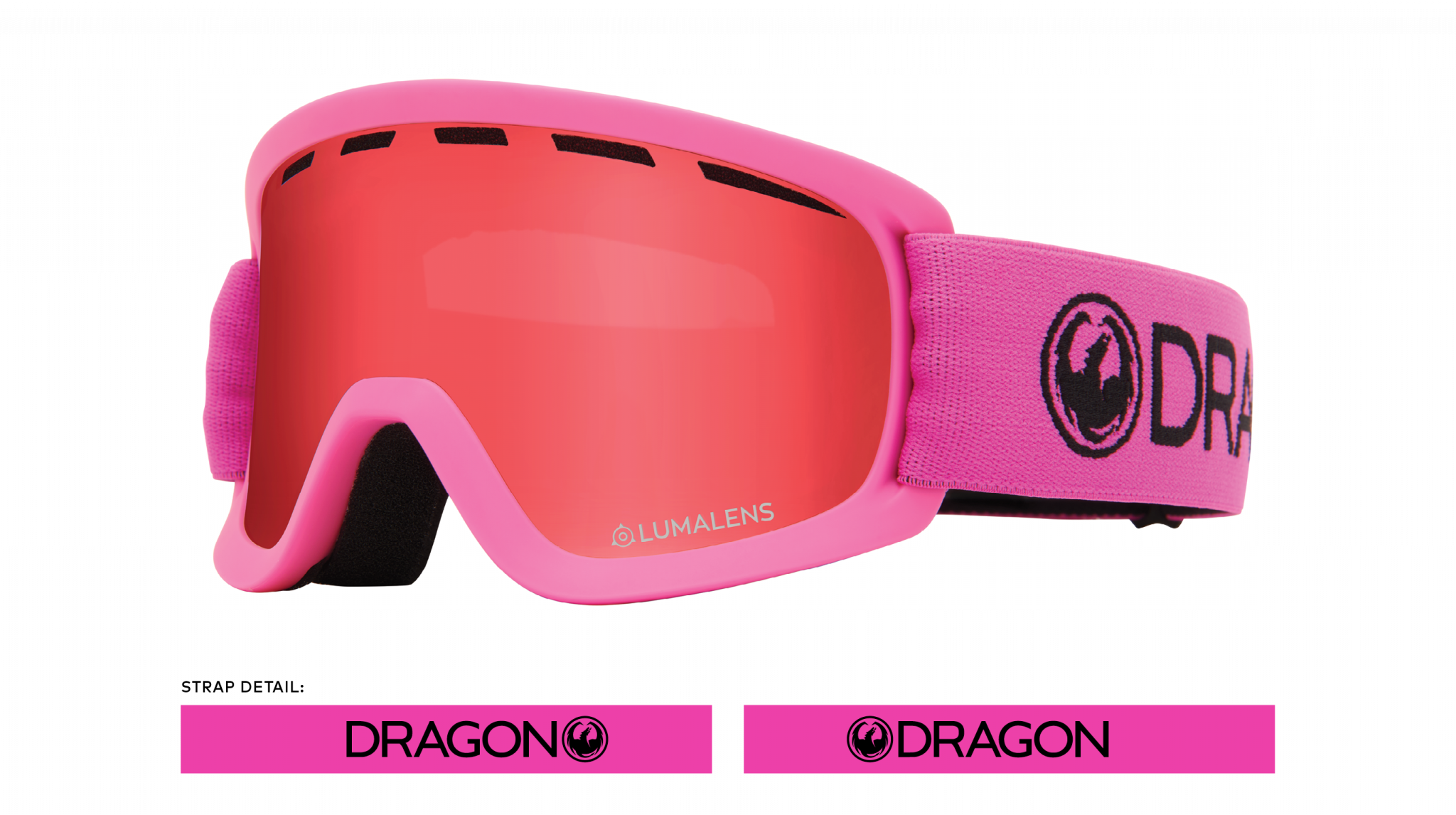 Dragon Lil D Soft Pink / Ll Rose-UV400 non-polarised-404654425658-404654425658-Dragon Snow-Sunnieside