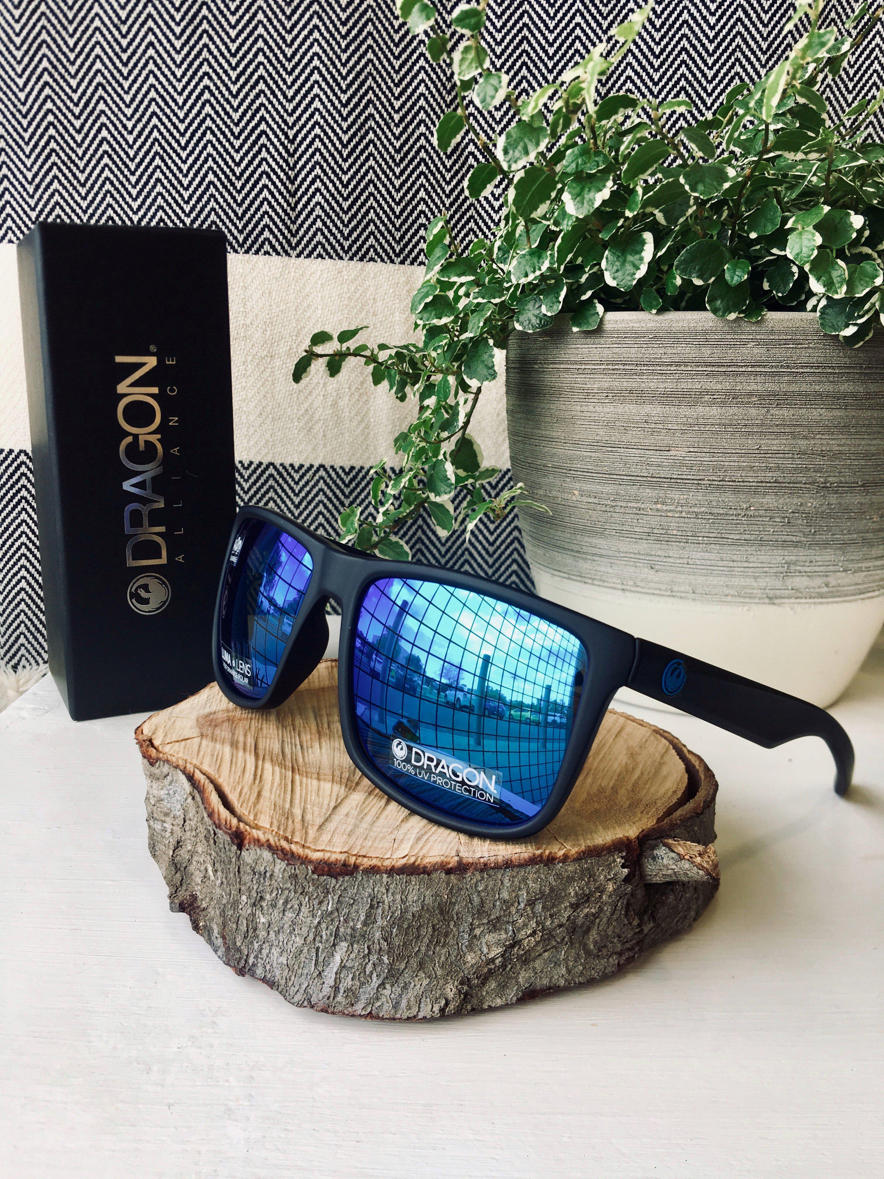 Dragon Meridien H2O Matte Black/Ll Blue Ion Polarised-polarised-40456-007-Dragon Alliance-Sunnieside