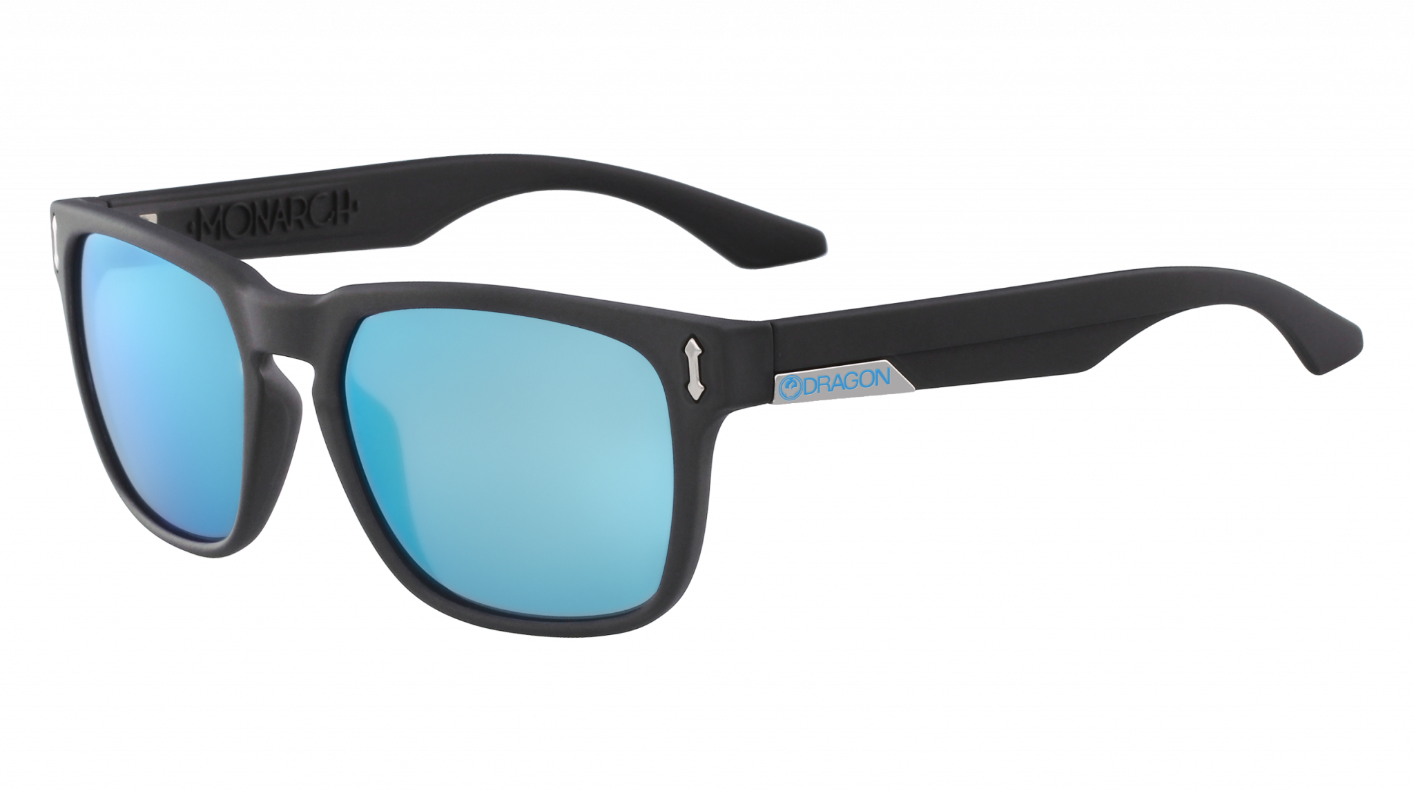 Dragon Monarch Matte Black/Sky Blue Ionised-UV400 non-polarised-33611-006-Dragon Alliance-Sunnieside