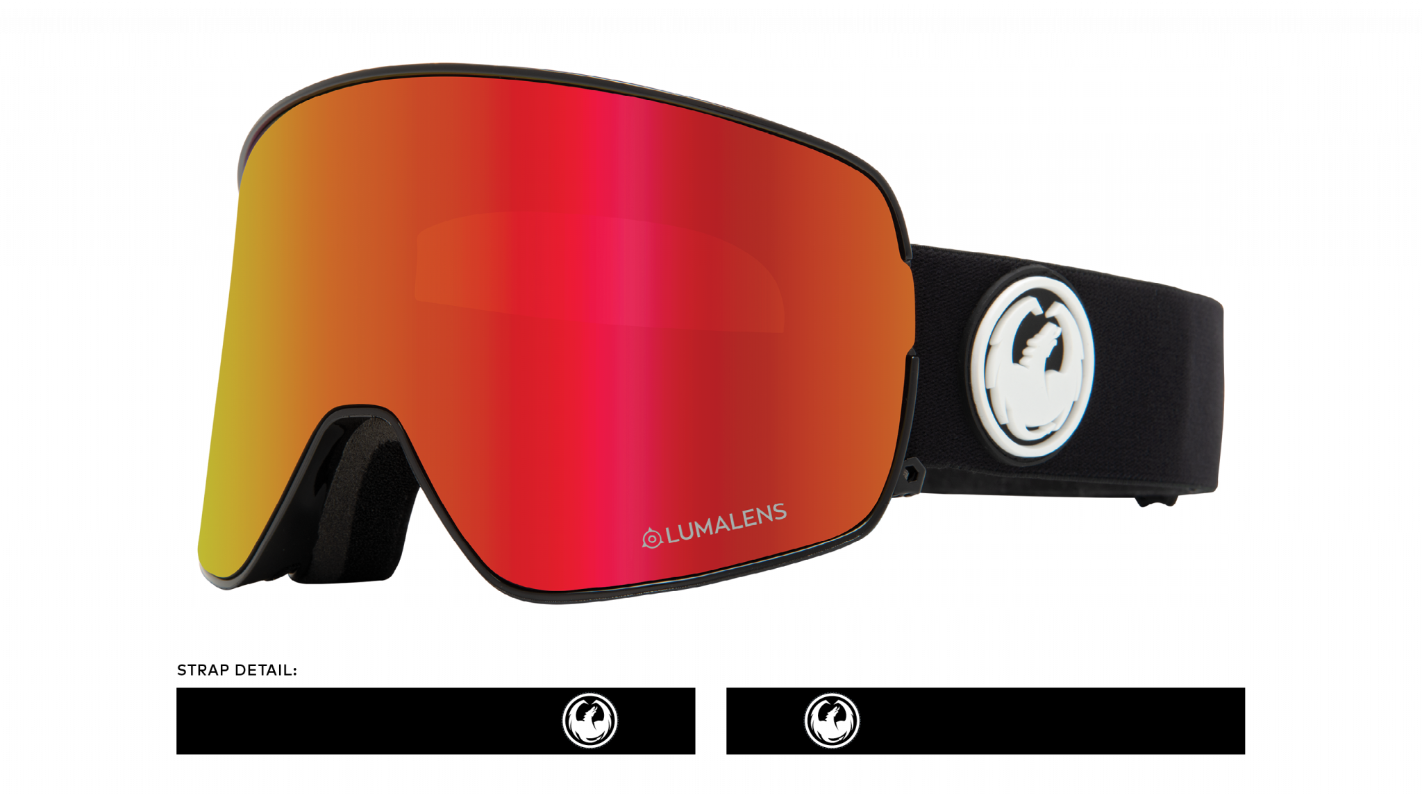 Dragon Nfx2 Black / Ll Red Ion + Ll Rose-UV400 non-polarised-886895306287-286056030332-Dragon Snow-Sunnieside