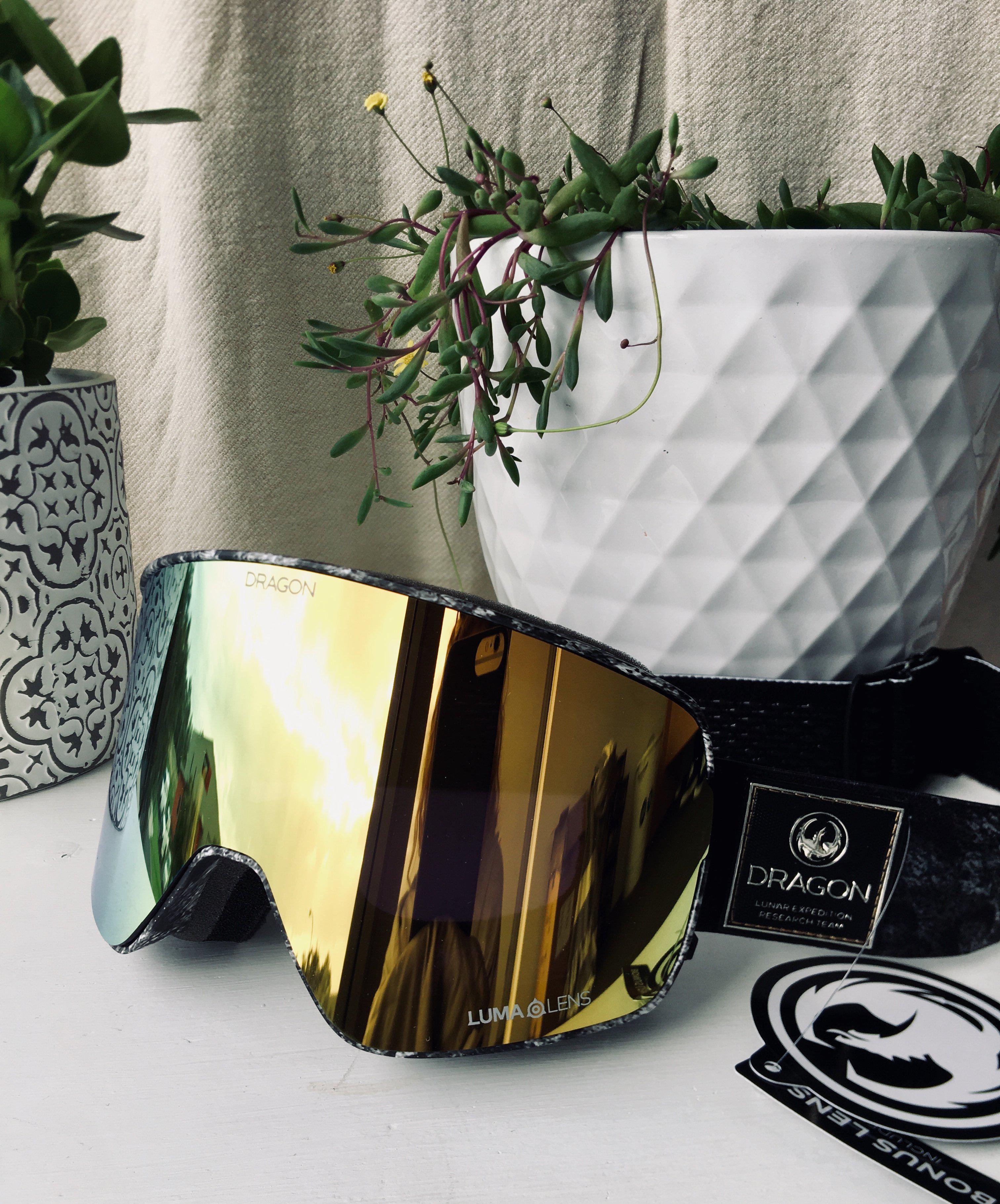 Dragon Nfx2 Lunar / Ll Gold Ion + Ll Amber-UV400 non-polarised-404586030015-404586030015-Dragon Snow-Sunnieside
