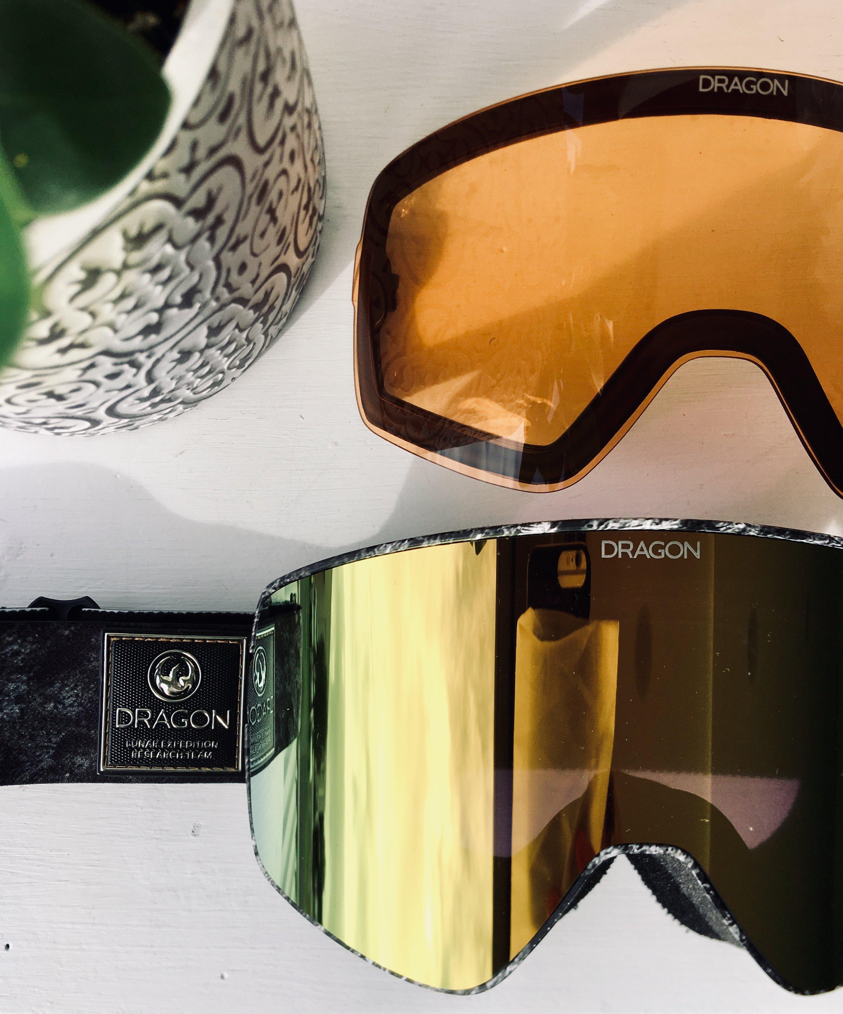Dragon Nfx2 Lunar / Ll Gold Ion + Ll Amber-UV400 non-polarised-404586030015-404586030015-Dragon Snow-Sunnieside