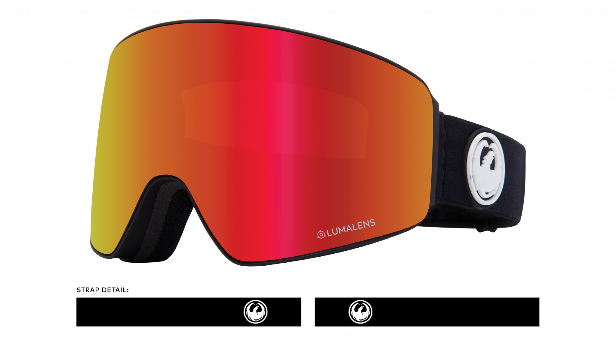 Dragon Pxv Black / Ll Red Ion + Ll Rose-UV400 non-polarised-886895365956-382806534002-Dragon Snow-Sunnieside