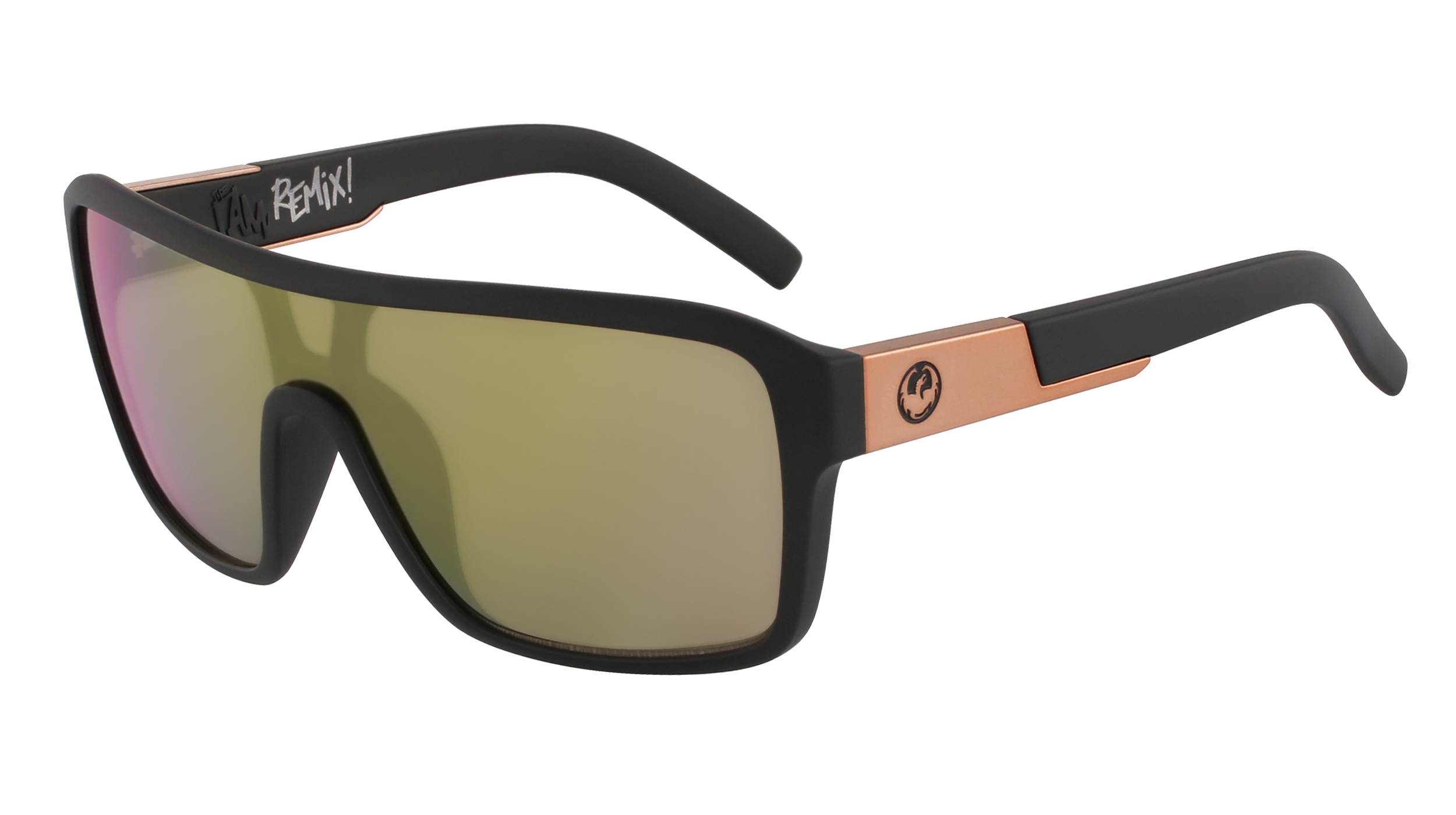 Dragon Remix Matte Black/Ll Rose Gold Ionised-UV400 non-polarised-886895423281-42001-037-Dragon Alliance-Sunnieside
