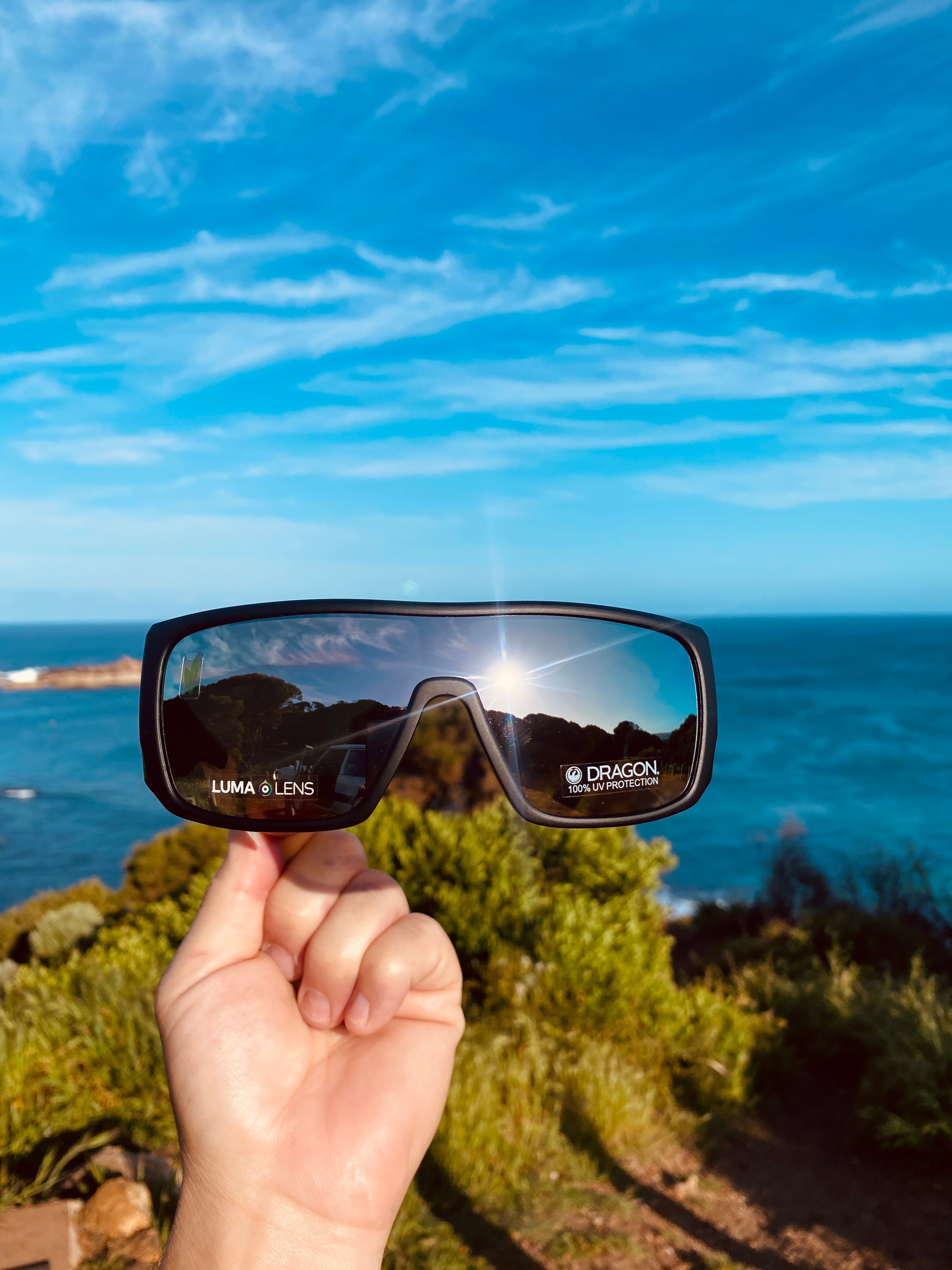 Dragon Rocker Matte Black / Ll Silver Ion-UV400 non-polarised-886895579186-DR112S.019.57/18-Dragon Alliance-Sunnieside
