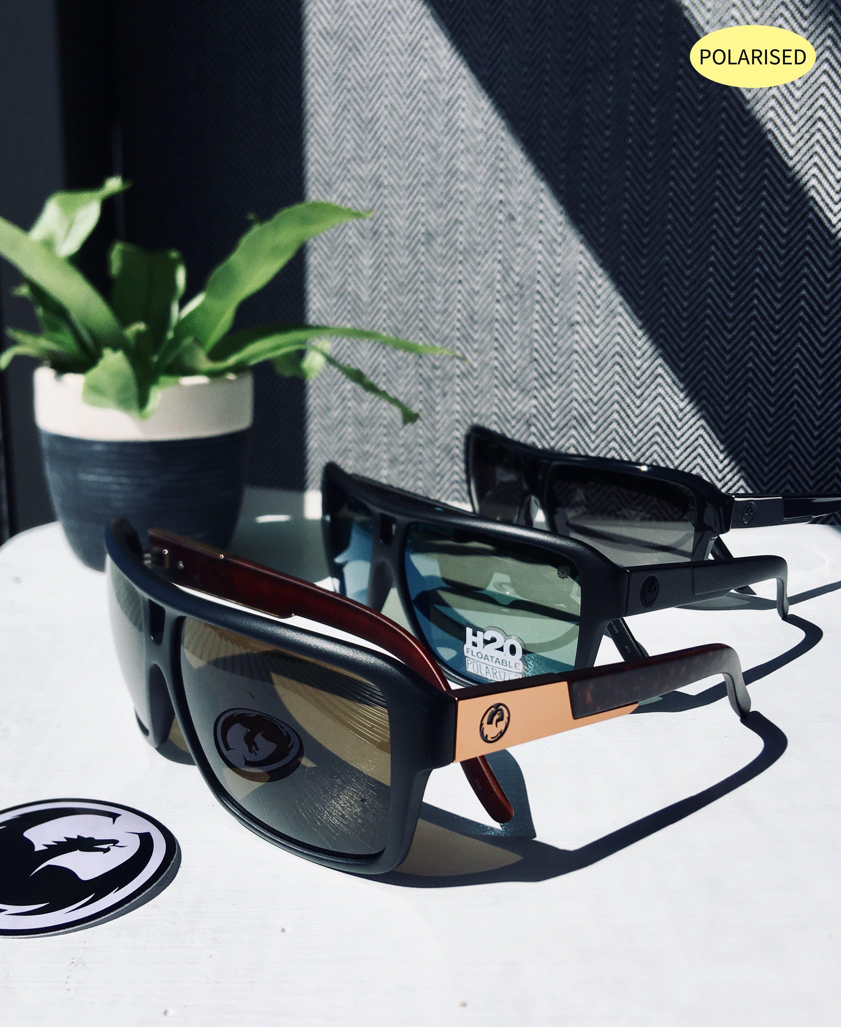 Dragon The Jam H20 Matte Black/Petrol P2 Polarised-polarised-886895382922-22511-003-Dragon-Sunnieside