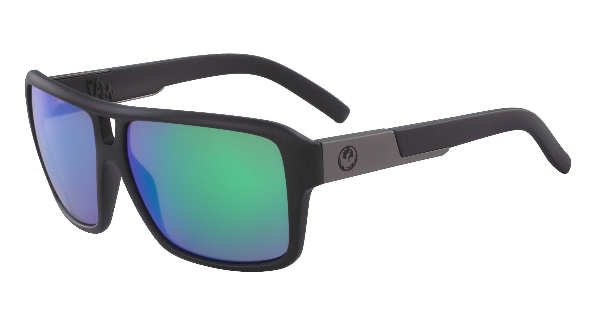Dragon The Jam Matte Black/Ll Green Ionised-UV400 non-polarised-22508-045-Dragon Alliance-Sunnieside