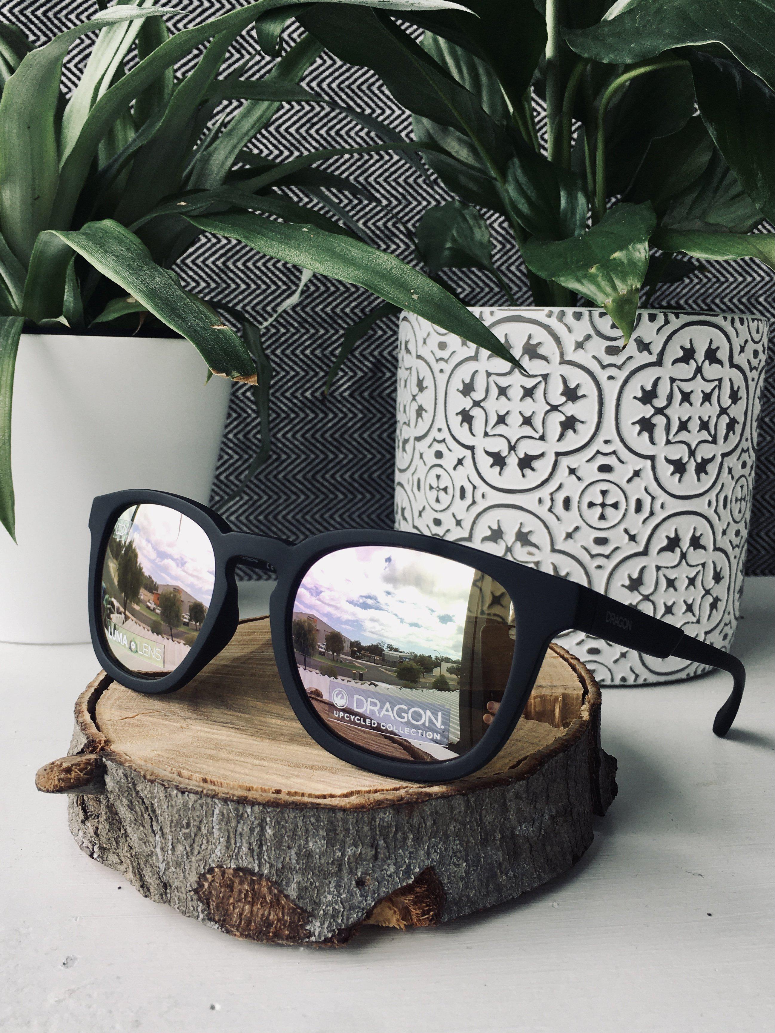 Dragon Upcycled Finch Matte Black/Ll Rose Gold Ion-UV400 non-polarised-46683-008-Dragon Alliance-Sunnieside