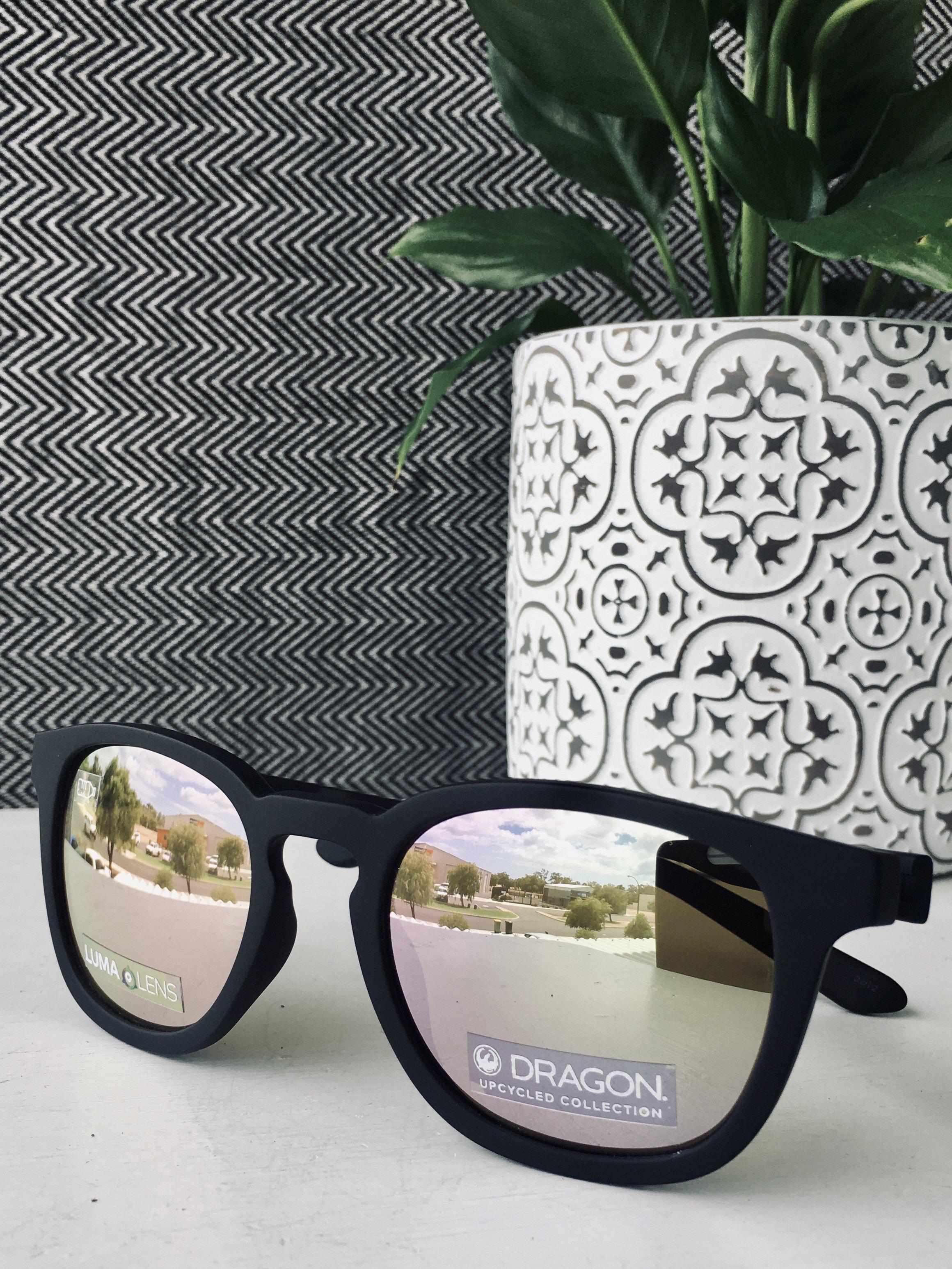 Dragon Upcycled Finch Matte Black/Ll Rose Gold Ion-UV400 non-polarised-46683-008-Dragon Alliance-Sunnieside
