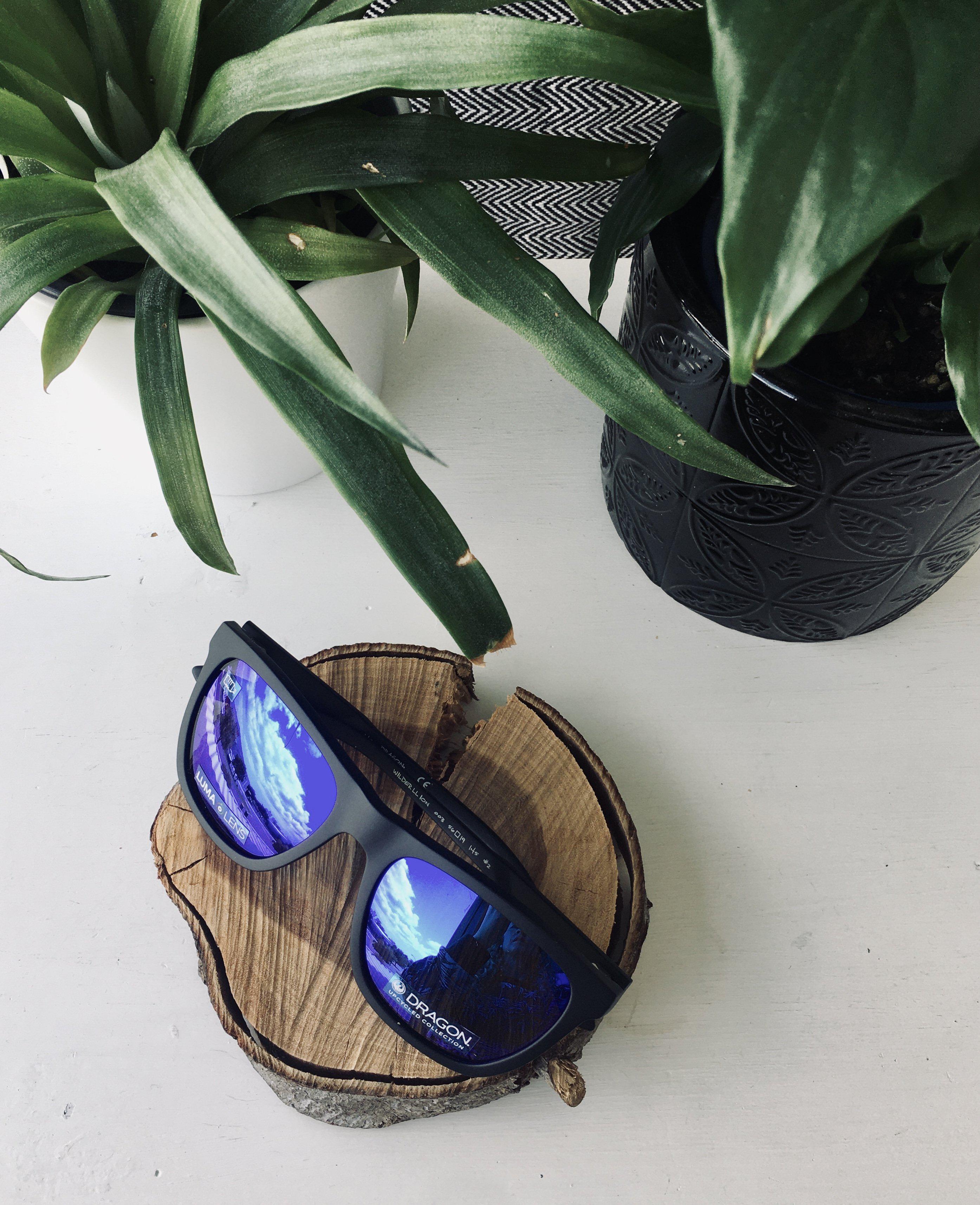 Dragon Upcycled Wilder Matte Black/Ll Blue Ion-UV400 non-polarised-46686-003-Dragon Alliance-Sunnieside