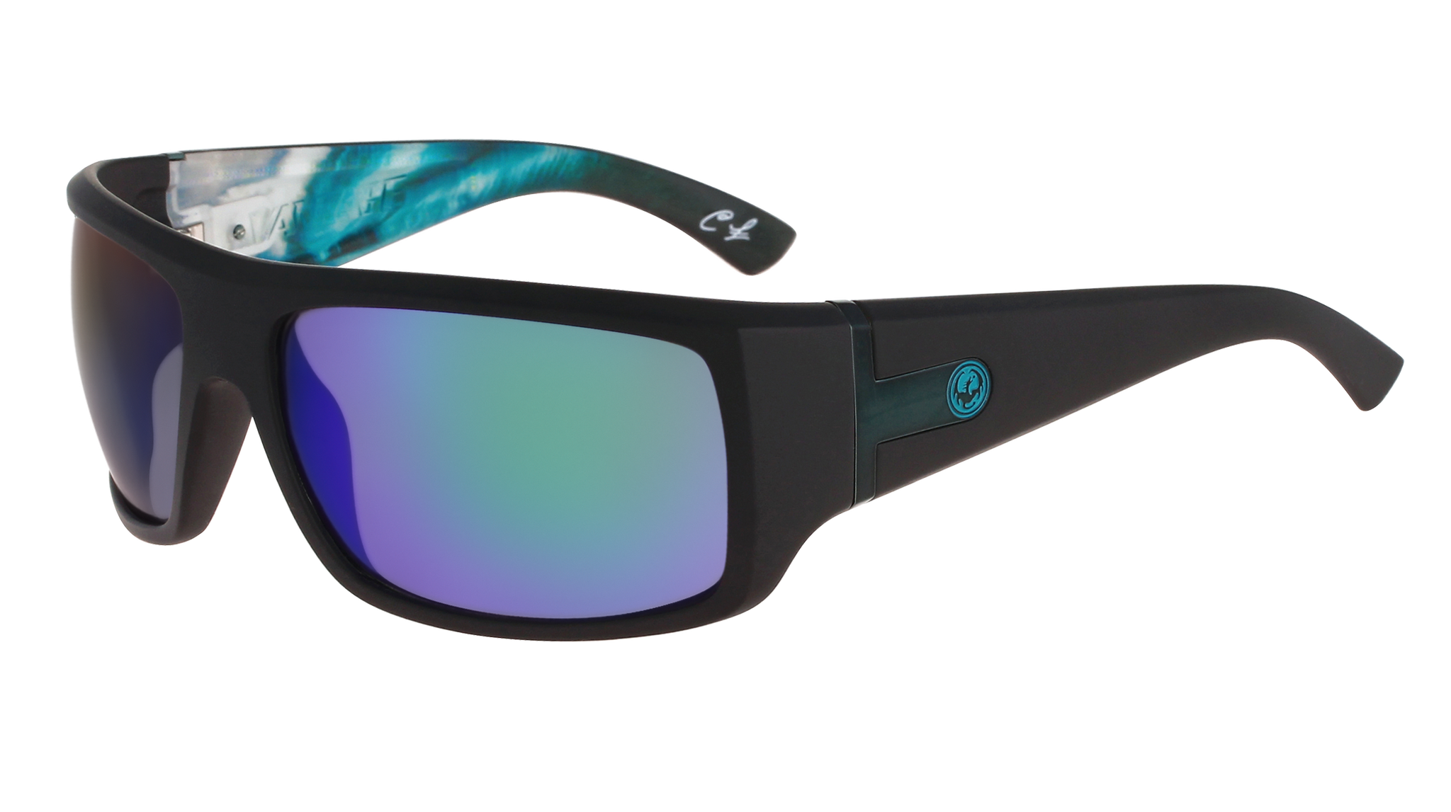 Dragon Vantage Matte Black/Clark Little Green Ion P2-UV400 non-polarised-32837-061-Dragon Alliance-Sunnieside