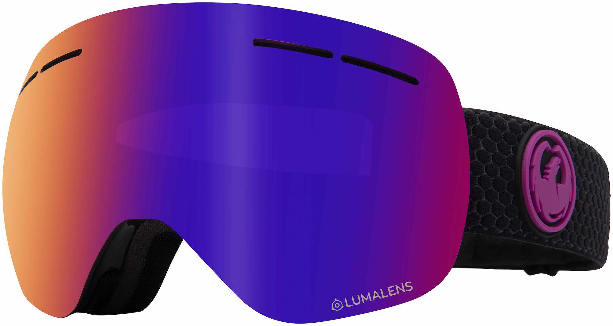 Dragon X1S Split / Ll Purple Ion + Ll Amber-UV400 non-polarised-286037018003-286037018003-Dragon Snow-Sunnieside