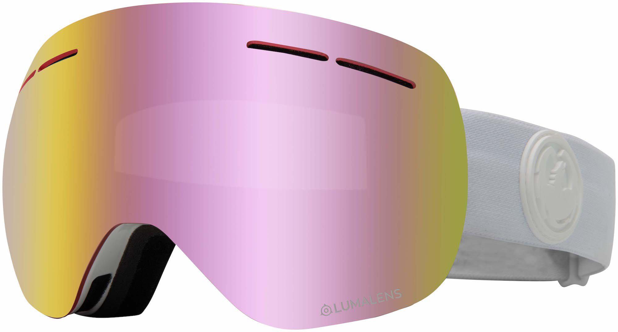 Dragon X1S Whiteout / Ll Pink Ion + Ll Dark Smoke-UV400 non-polarised-886895306041-286037018195-Dragon Snow-Sunnieside