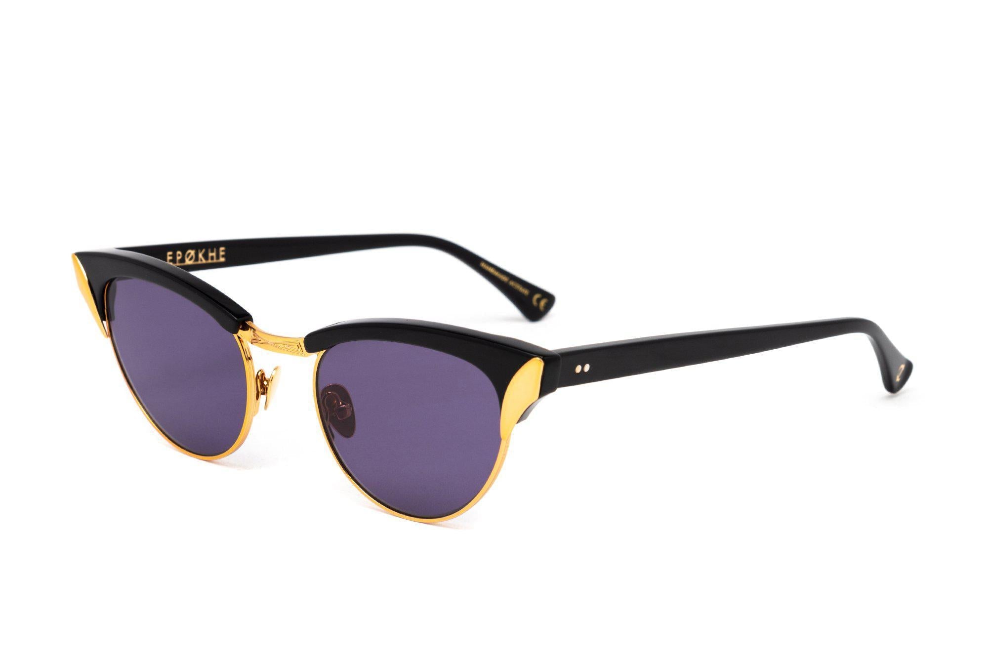 Epokhe Austyn - Black Polished/Gold/Black-UV400 non-polarised-0919-BLKPOGLDBLK-OS-Epokhe-Sunnieside