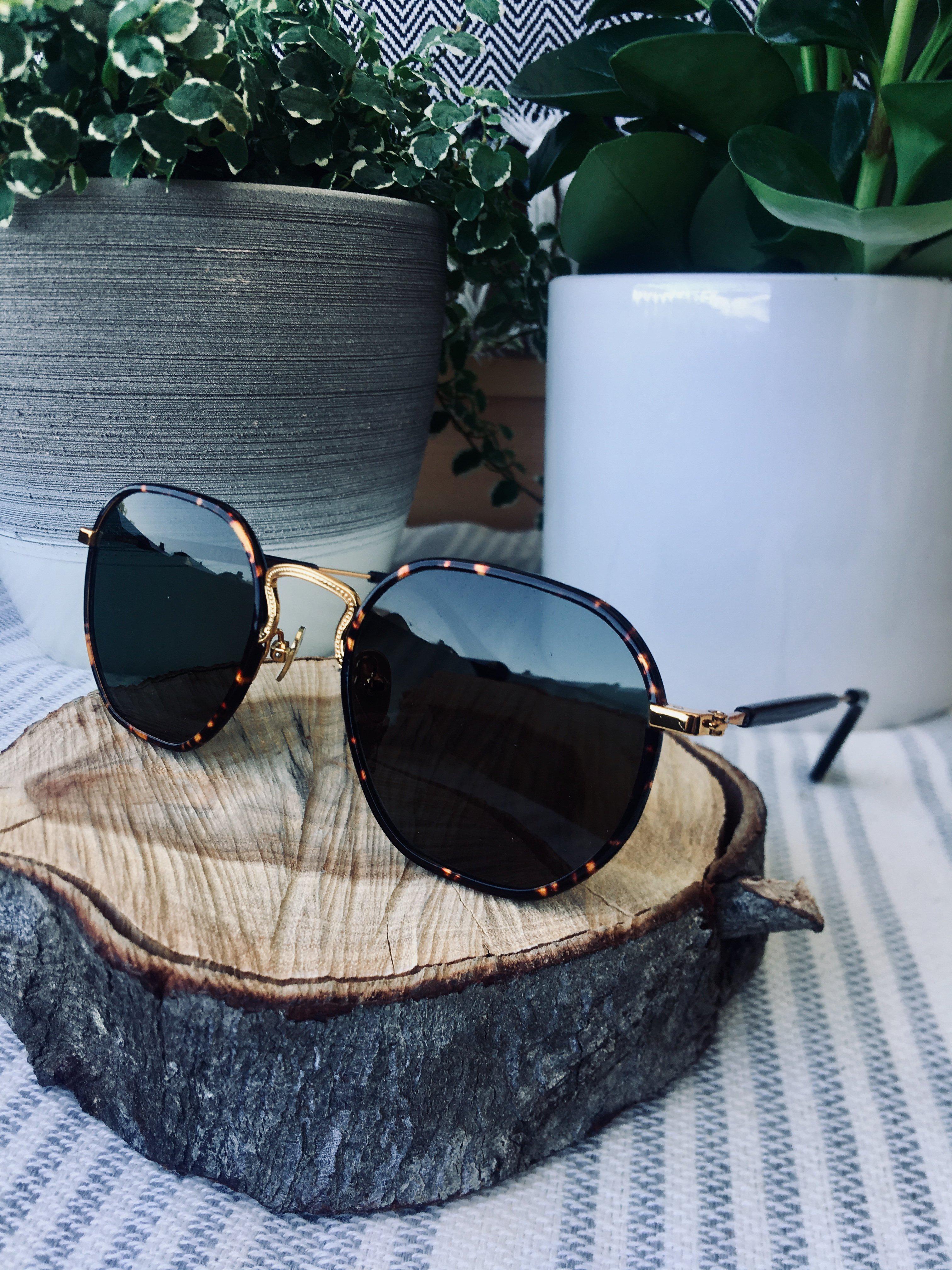 Epokhe Denz - Tortoise Polished Windsor Wrap/Gold/Green-UV400 non-polarised-0857-WRPOGRN-OS-Epokhe-Sunnieside
