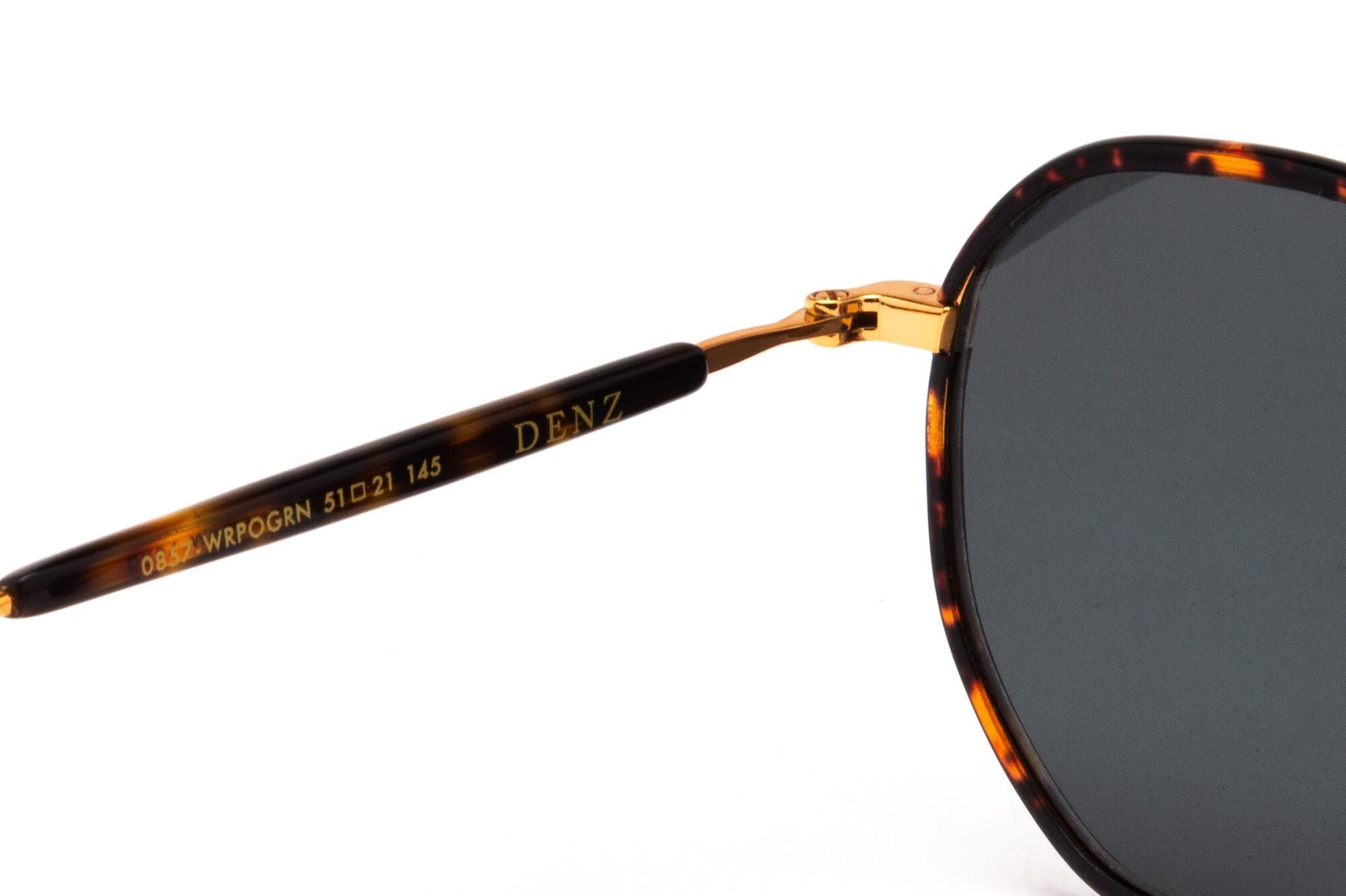 Epokhe Denz - Tortoise Polished Windsor Wrap/Gold/Green-UV400 non-polarised-0857-WRPOGRN-OS-Epokhe-Sunnieside