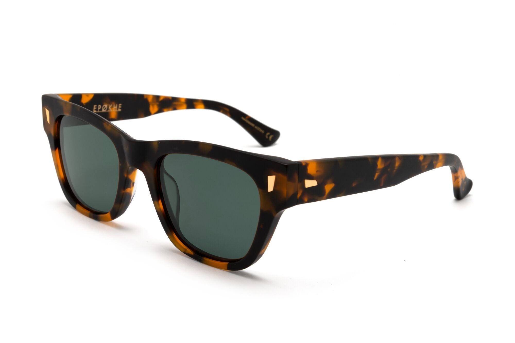 Epokhe Non - Dark Tortoise Matte/Green-UV400 non-polarised-0762-DTRMTGRN-OS-Epokhe-Sunnieside