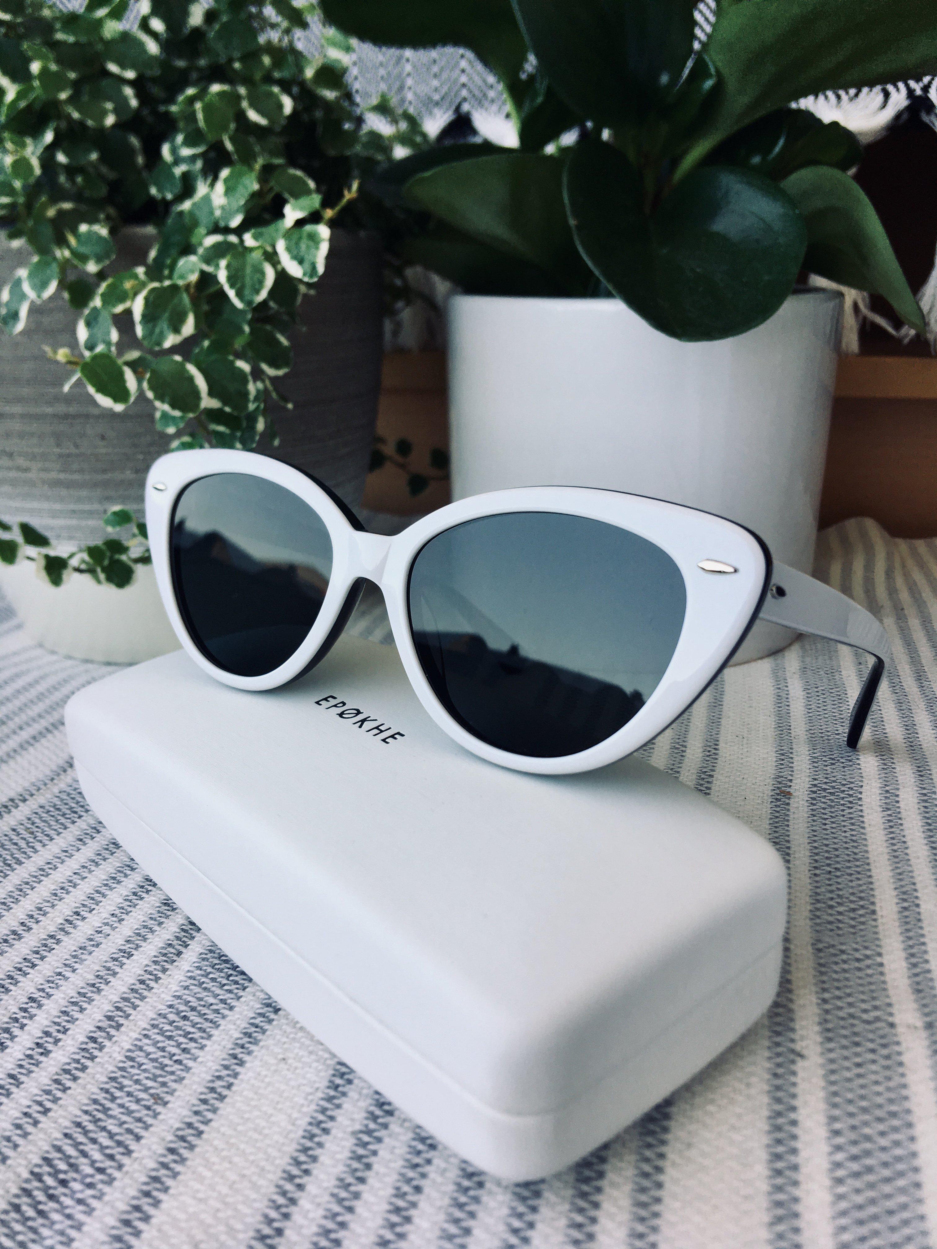 Epokhe Poka - White Black Polished/Black-UV400 non-polarised-0802-WHTBLKPOBLK-OS-Epokhe-Sunnieside