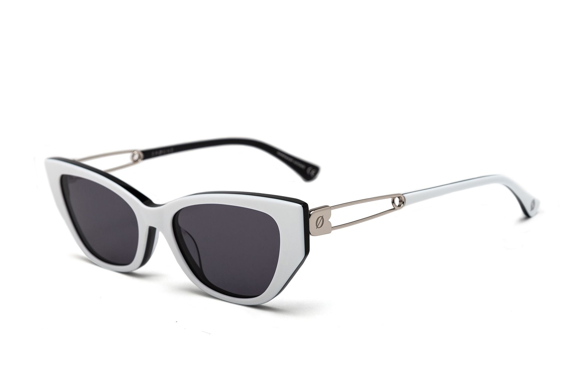 Epokhe Wire White Black Polished Silver/Black-UV400 non-polarised-0976-WHBLKPOSLVBLK-Epokhe-Sunnieside
